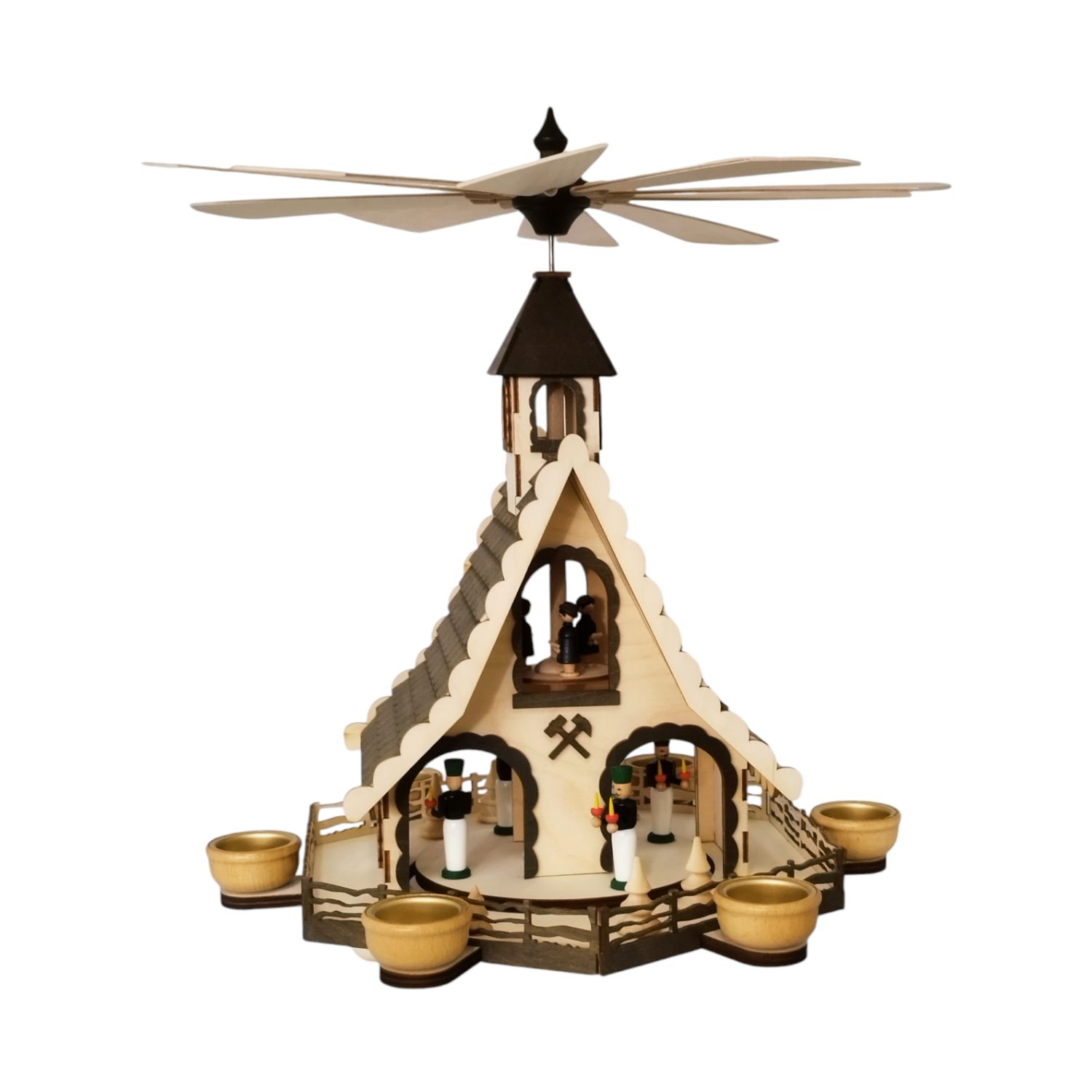 House pyramid miners