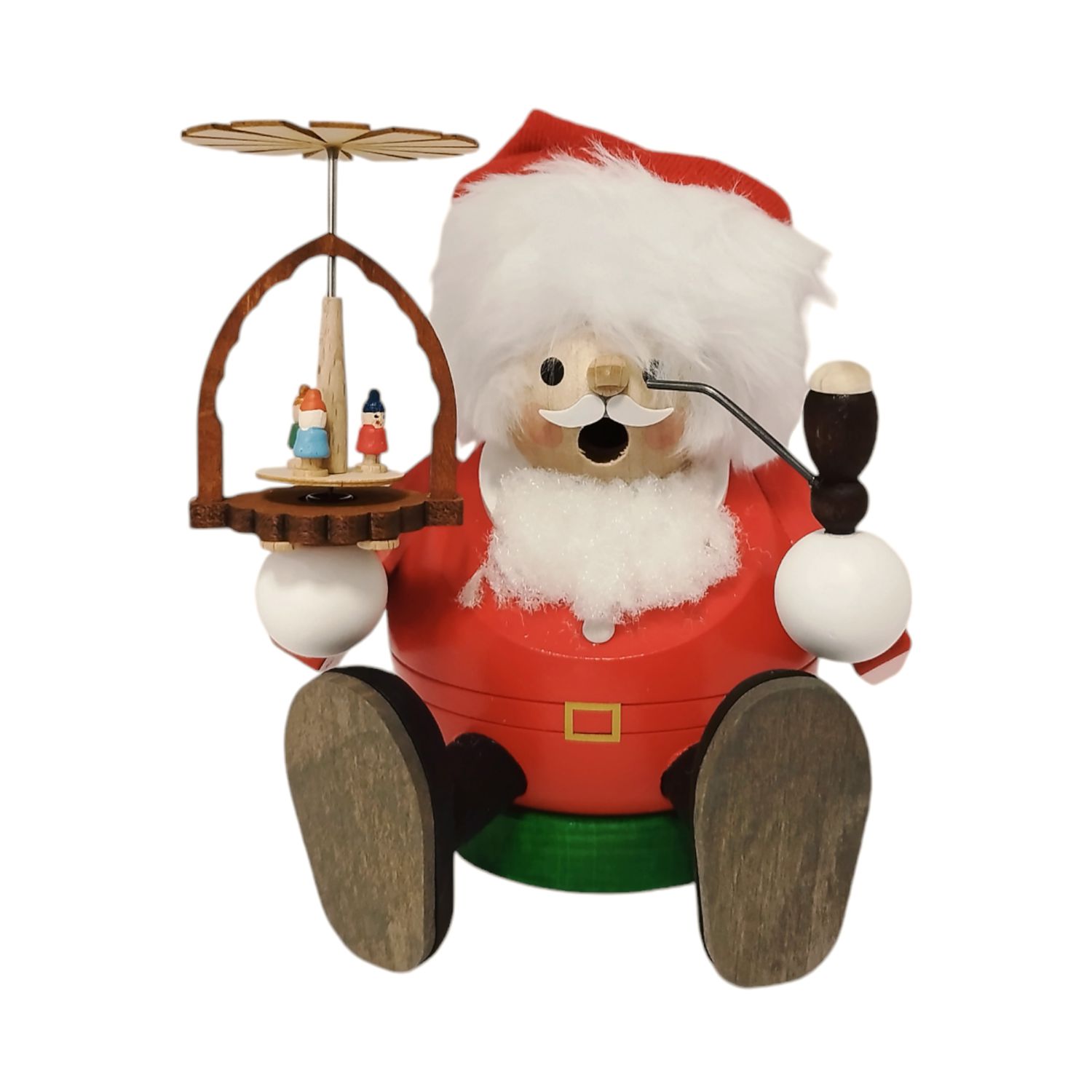 Ball smoker Santa with pyramid