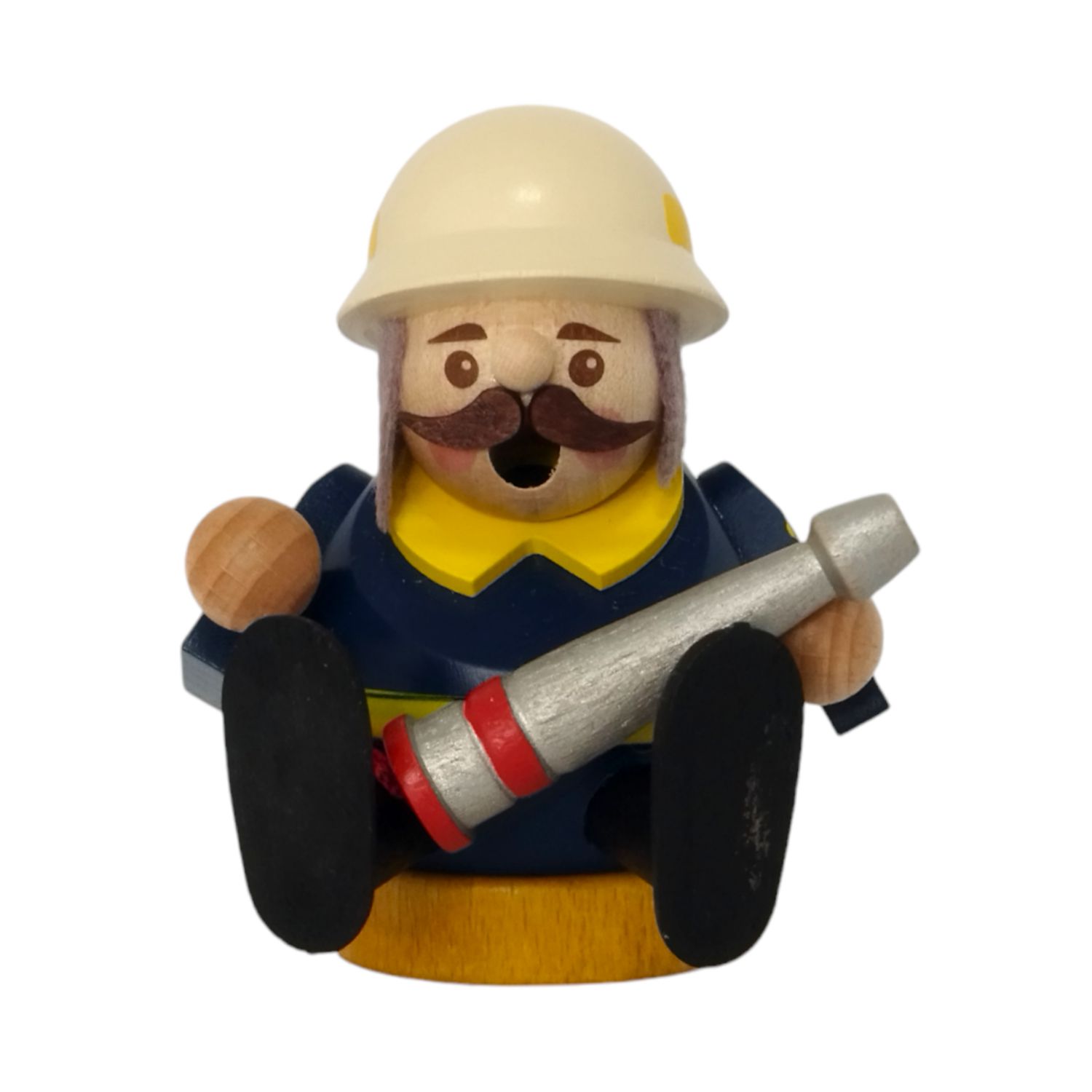 Mini ball smoker fireman