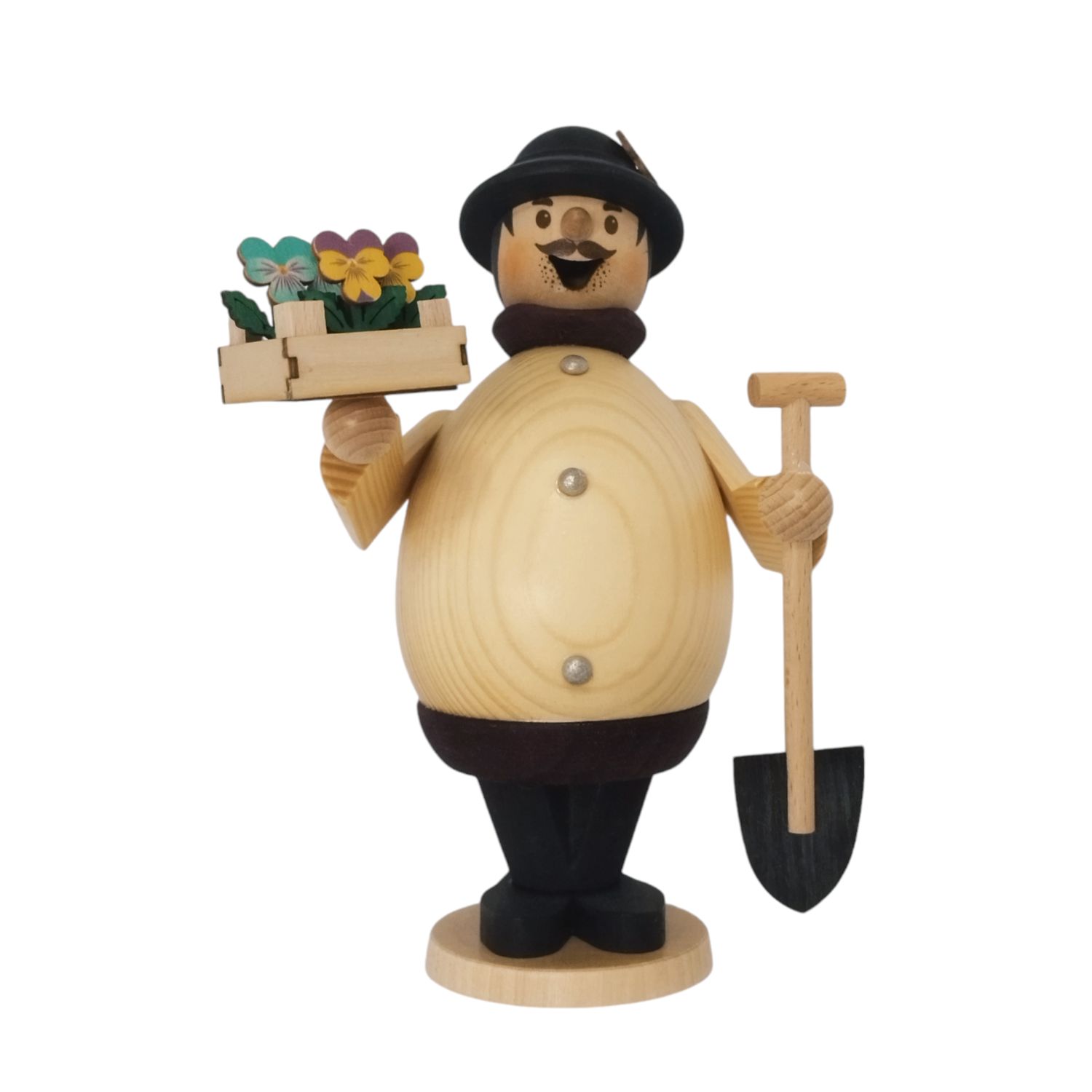 Smoking man Max as a hobby gardener