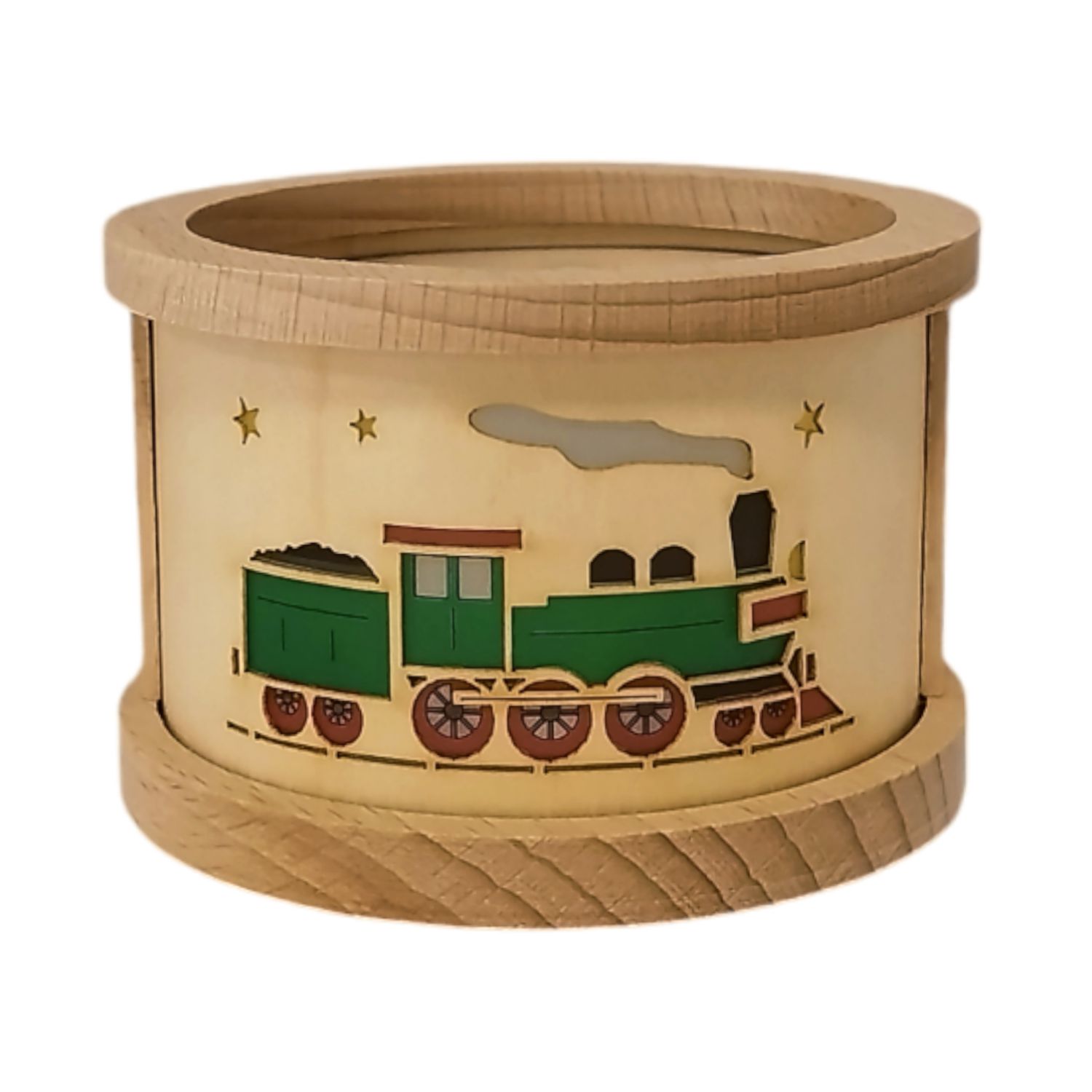 Tealight lantern railway
