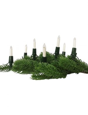 Narva Innenlichterkette mit Minischaftkerzen, weiss
