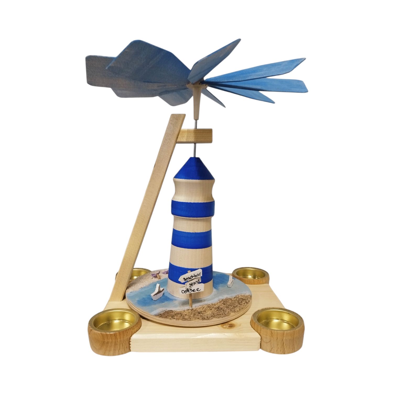 lighthouse pyramid, blue