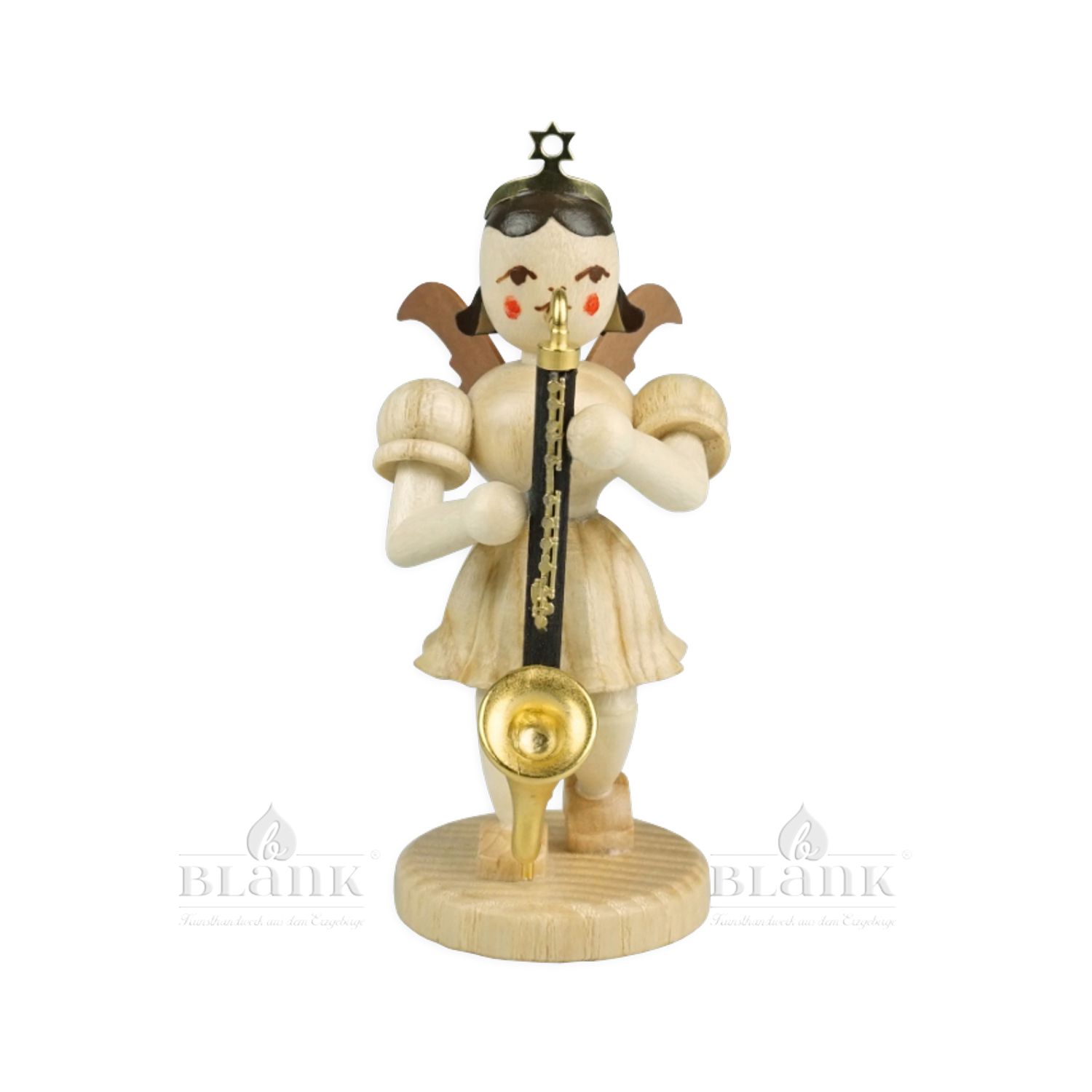 short skirt angel with bass clarinet