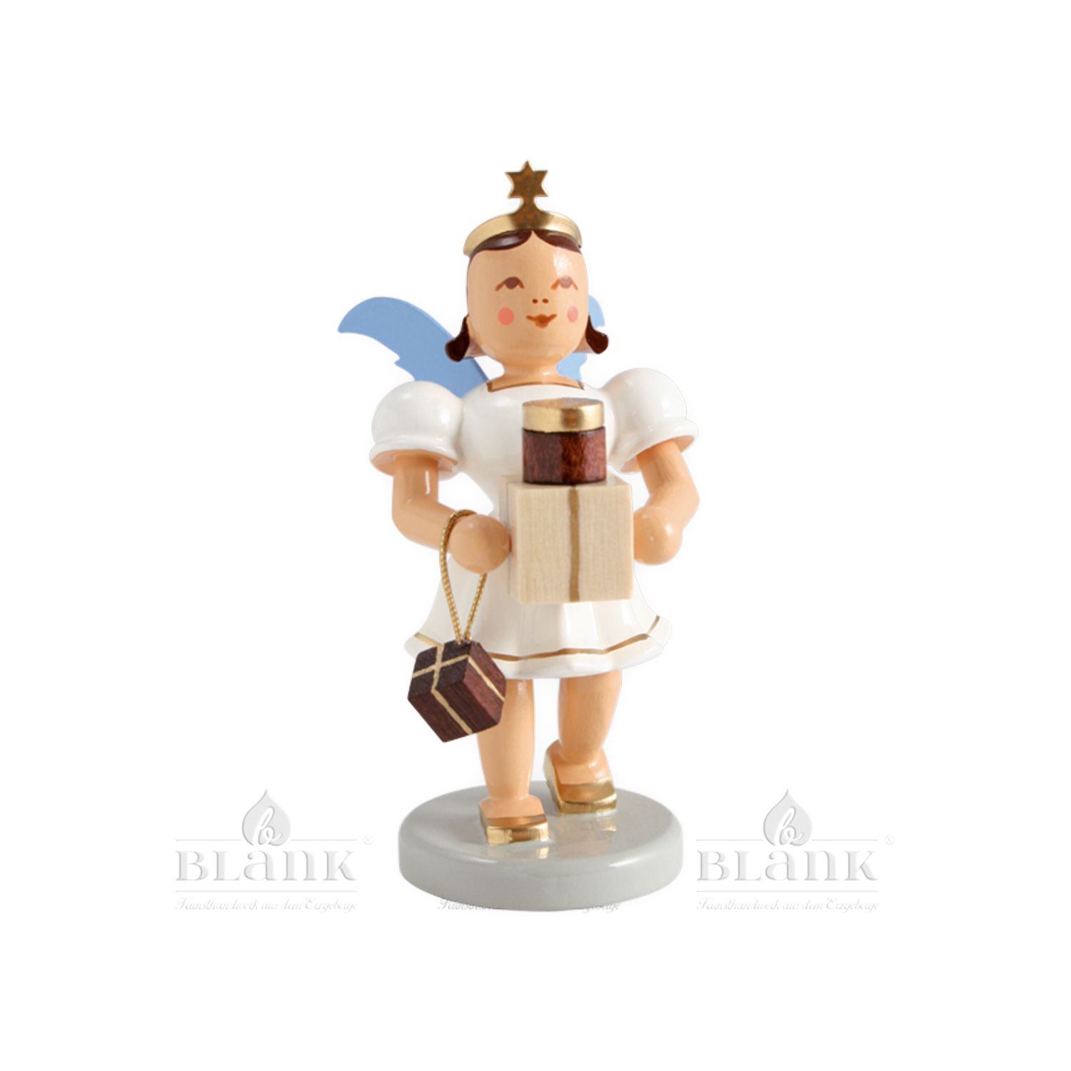 Blank short skirt angel with gifts