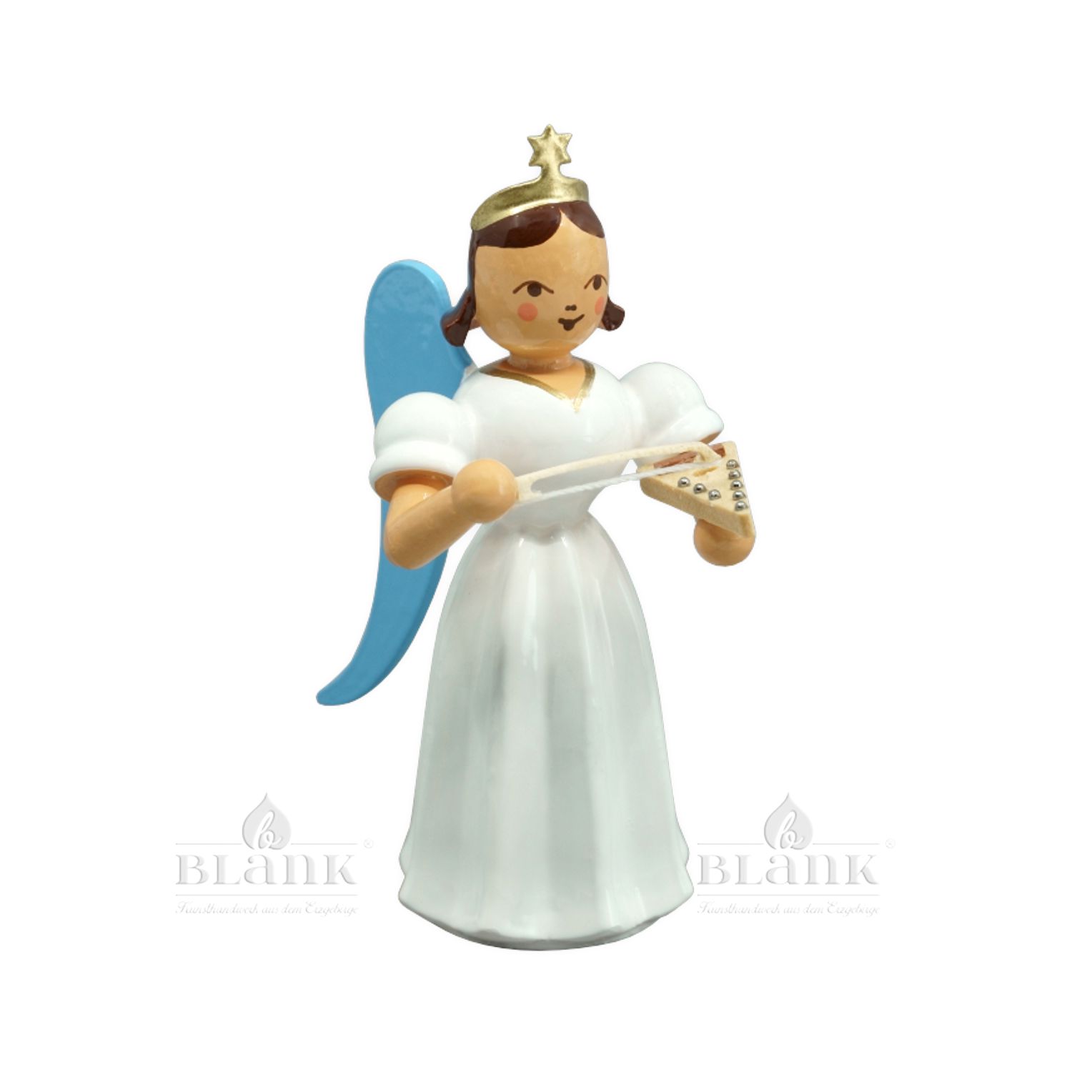 Blank Long Robe Angel with Psalter, colored