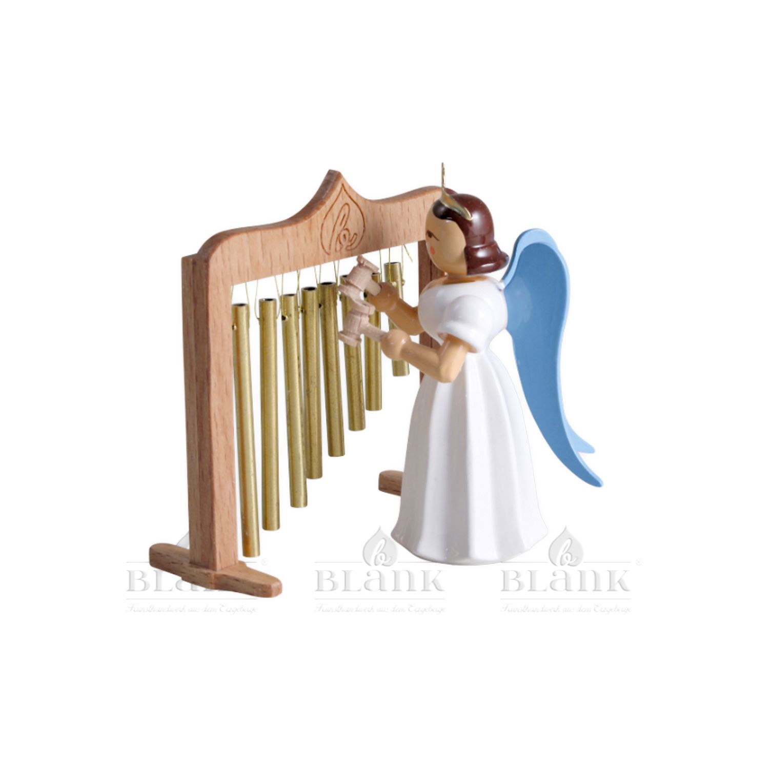 long robe angel with tubular bells