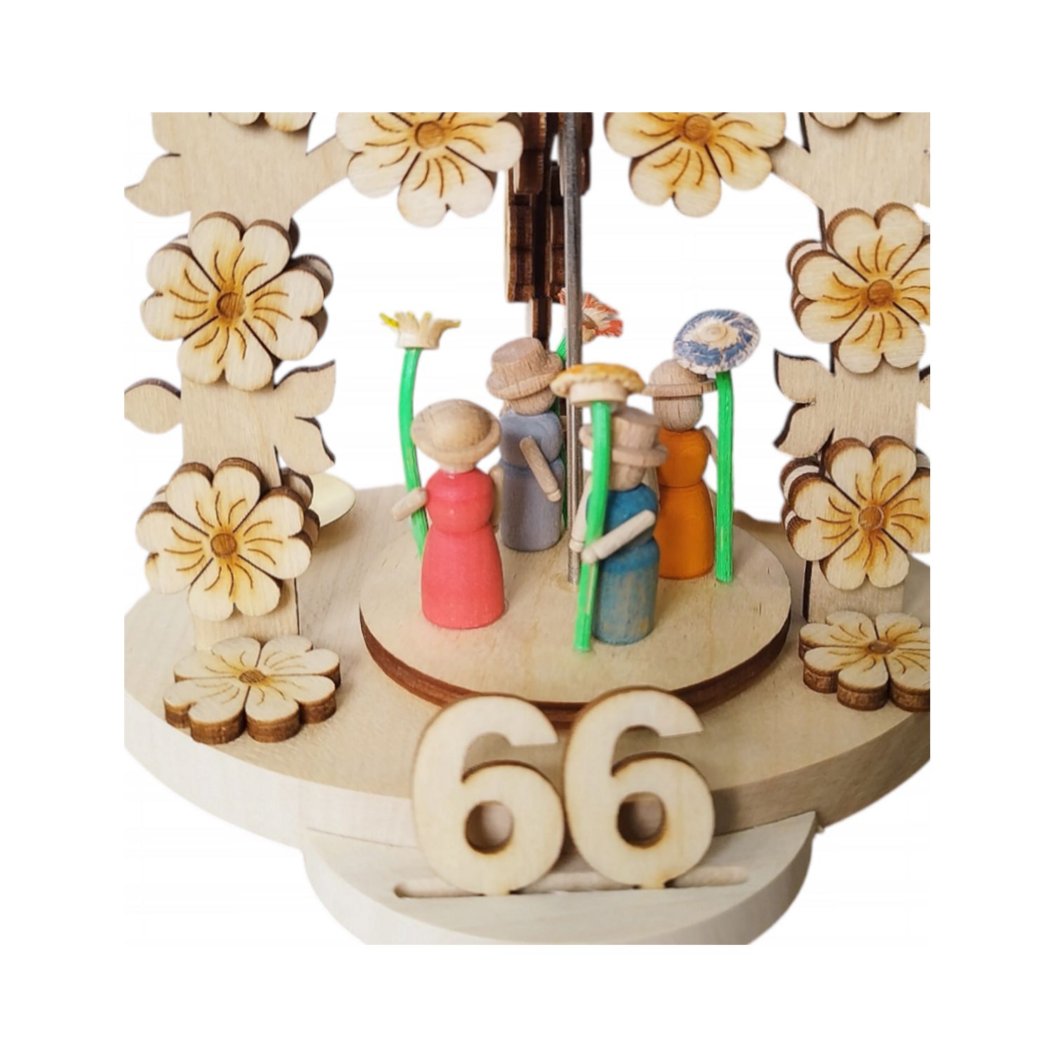 Birthday pyramid, natural