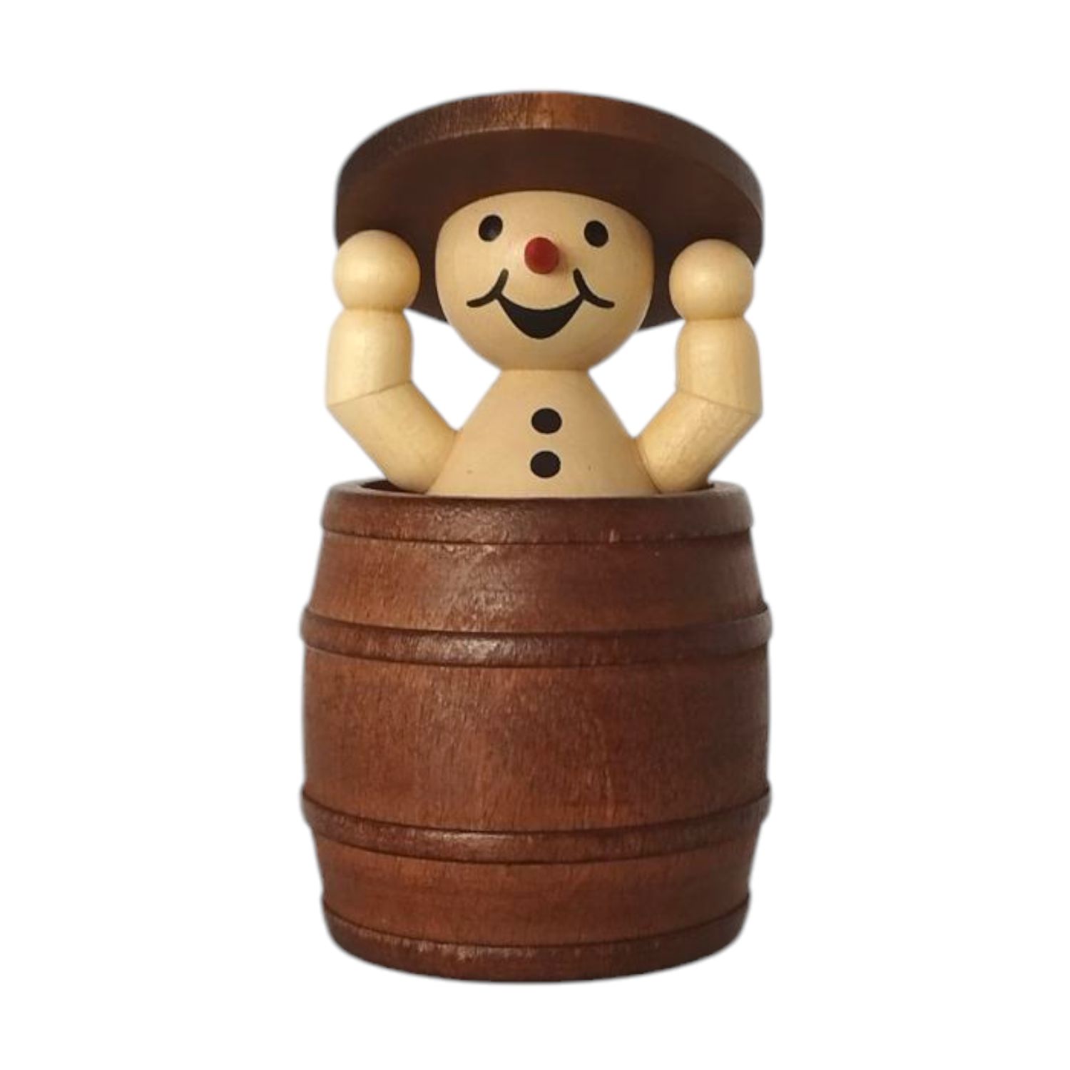 Snowman Junior in Barrel with Lid