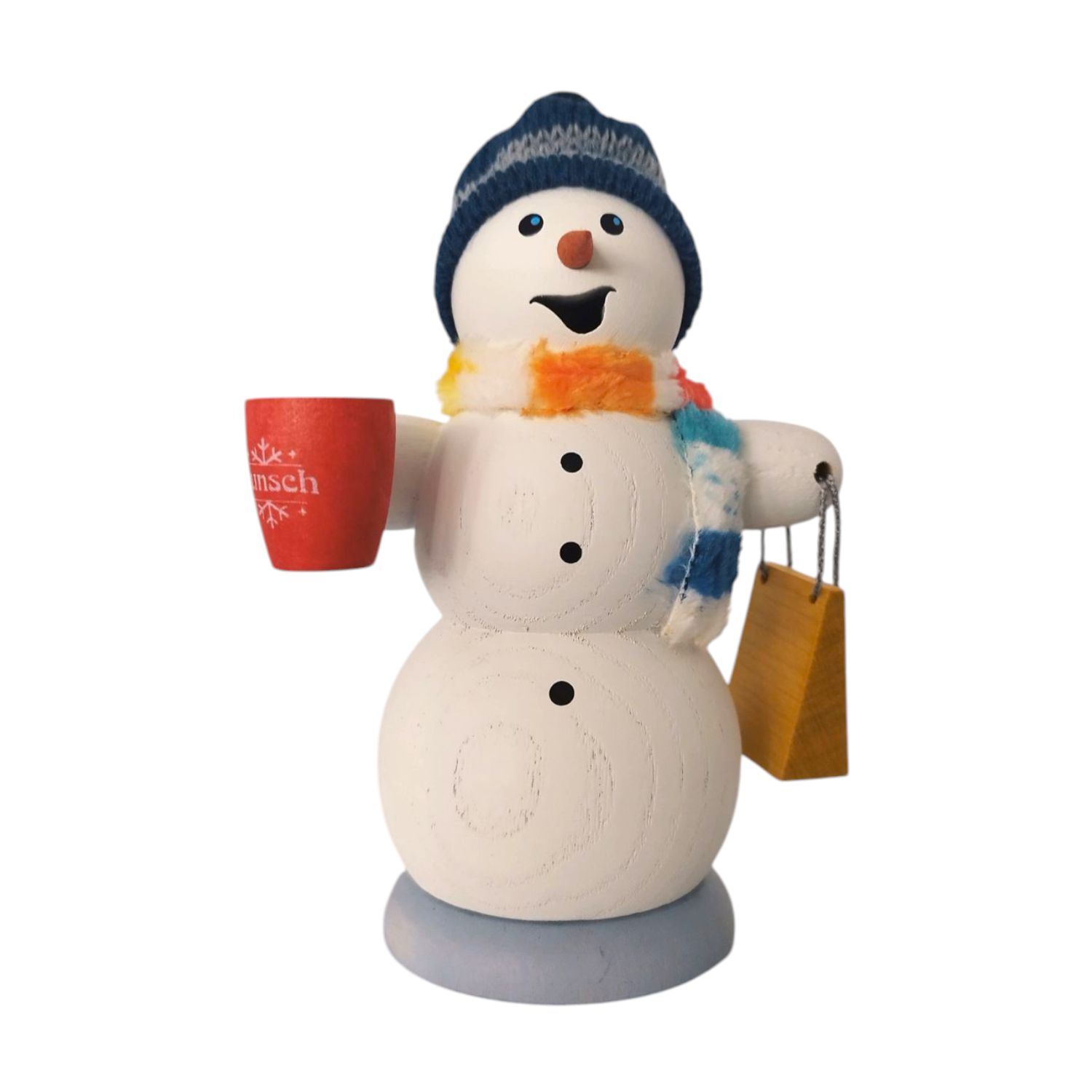 Smoker Snowman with Mulled Wine Cup