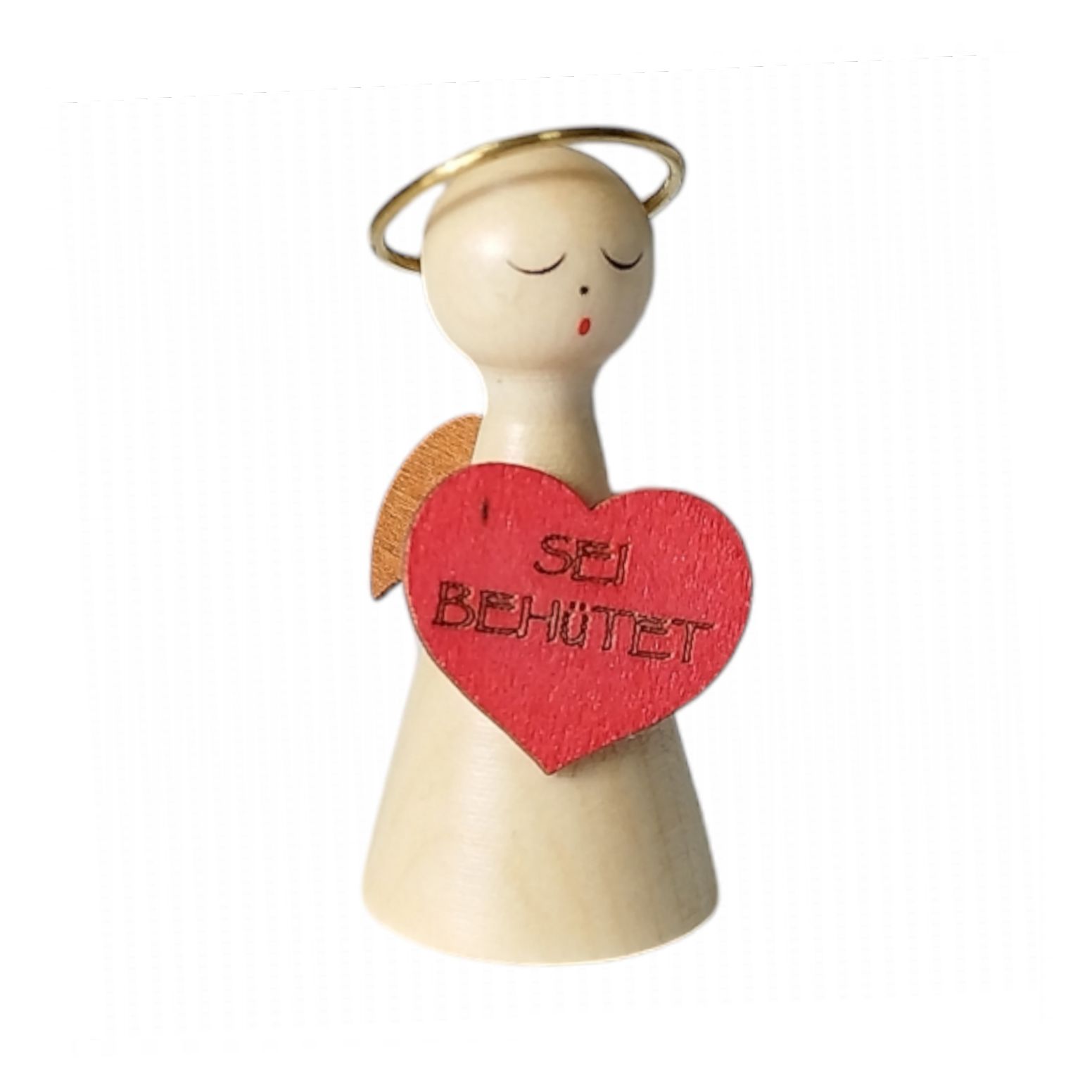 Angel with "Be protected heart"