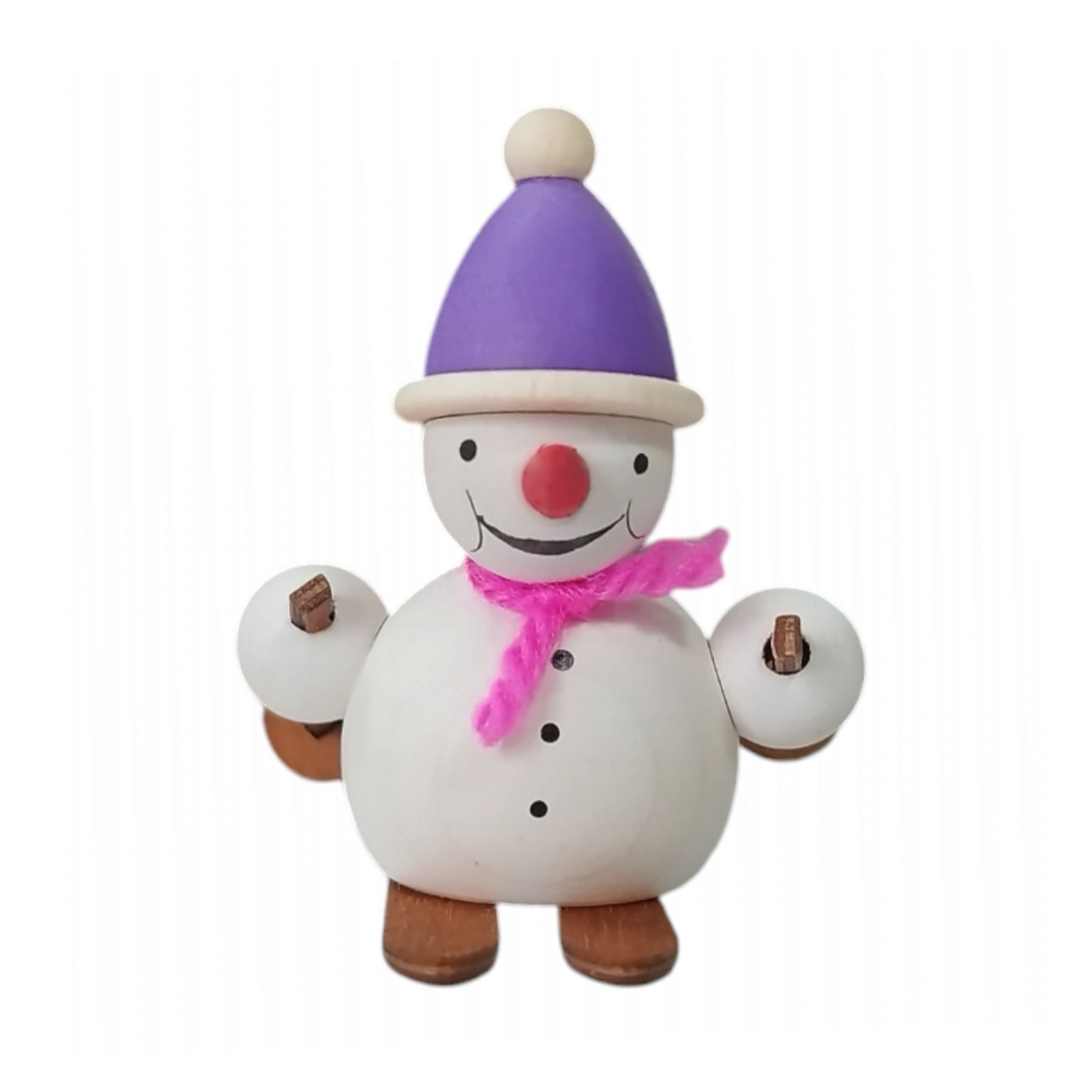 snowman with skis
