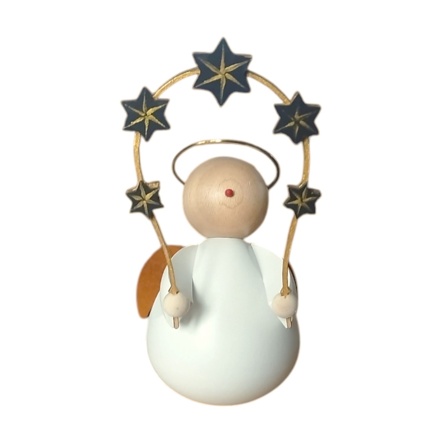 Angel with star bow, white