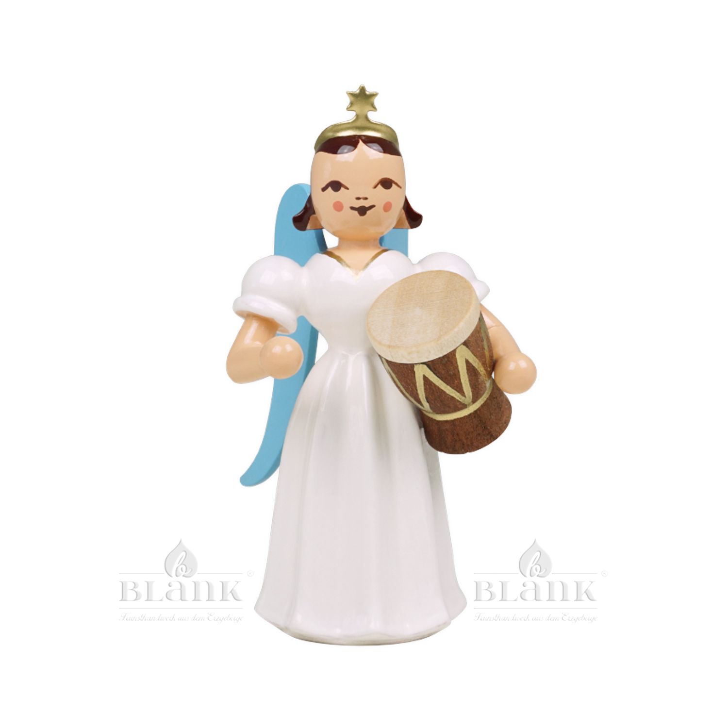 Blank Long Skirt Angel with Djembe, colored
