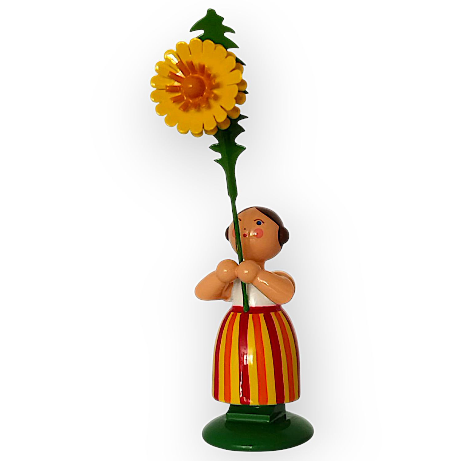 Flower child girl with dandelion