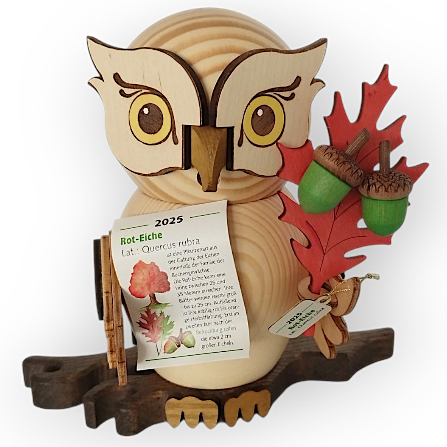 Smoking figure annual owl 2025 red oak