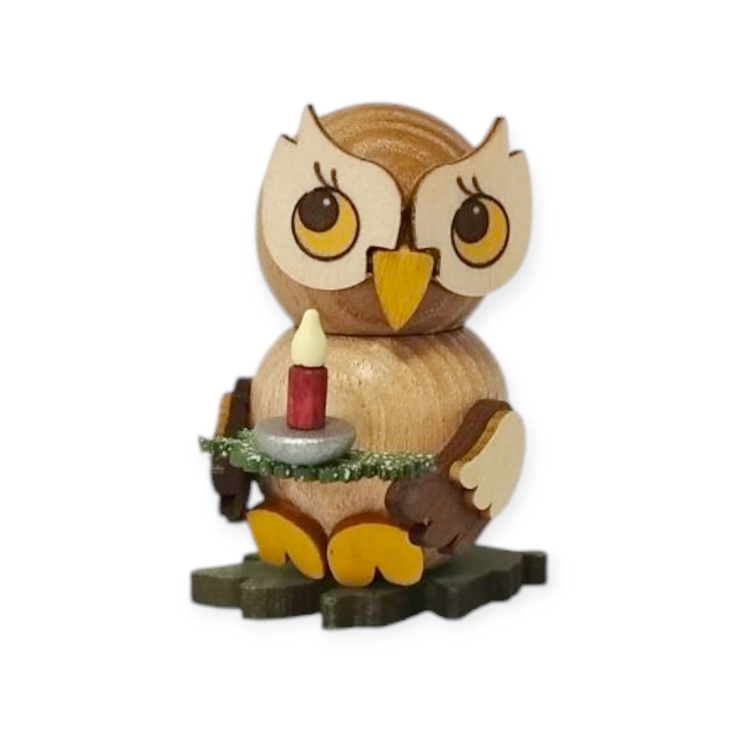 owl child with candle