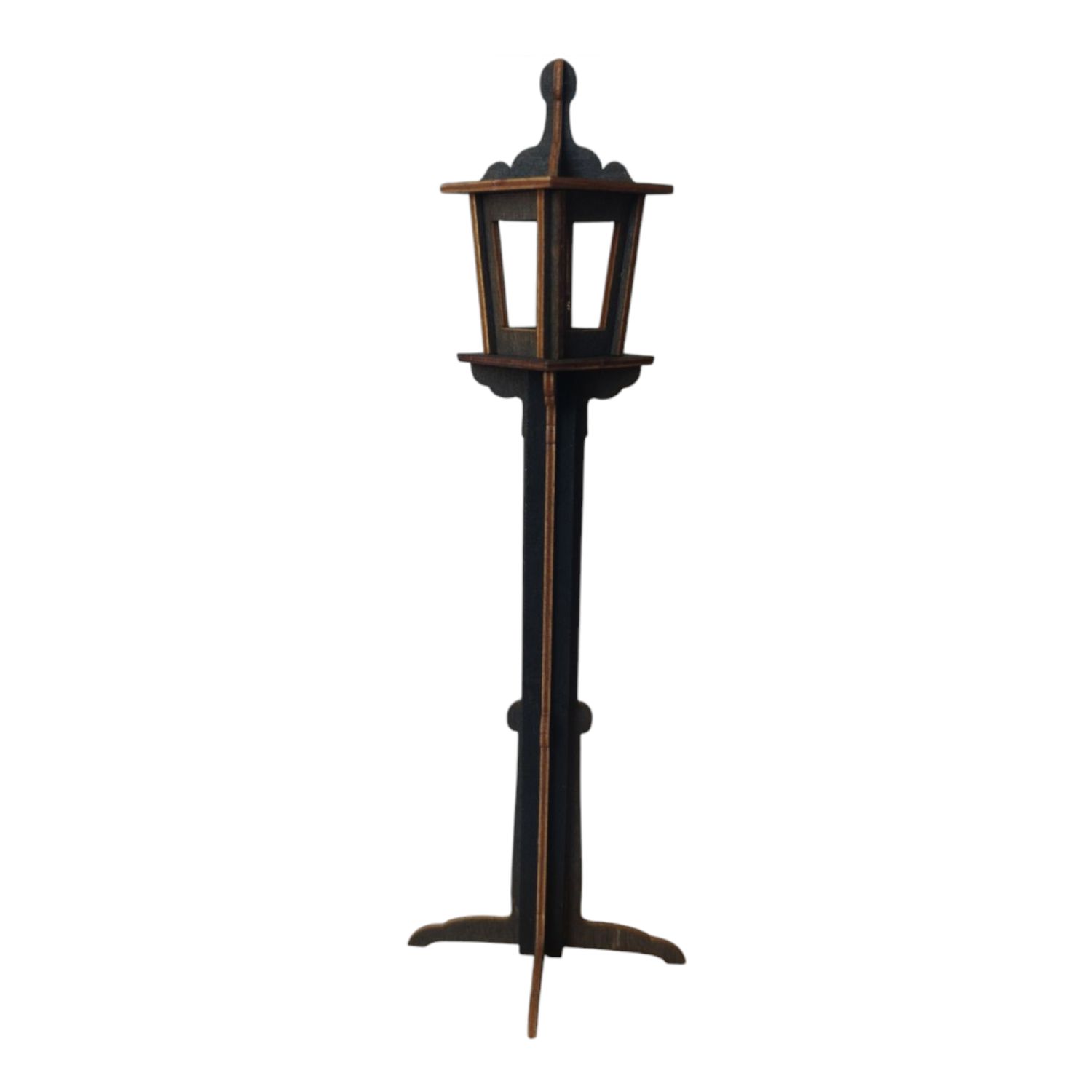 Street lamp black, electric