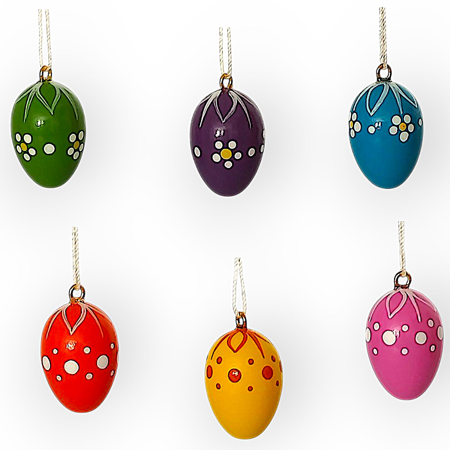 Behang Ostereier 6-tlg, Set1