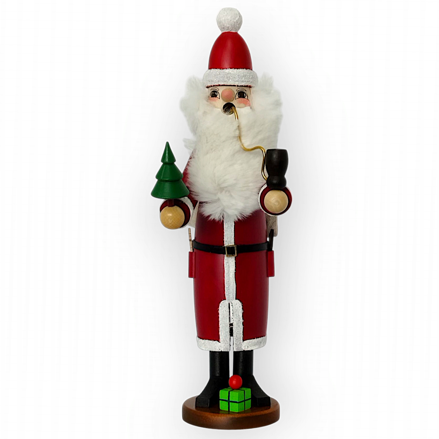 Smoking man Santa Claus, classic