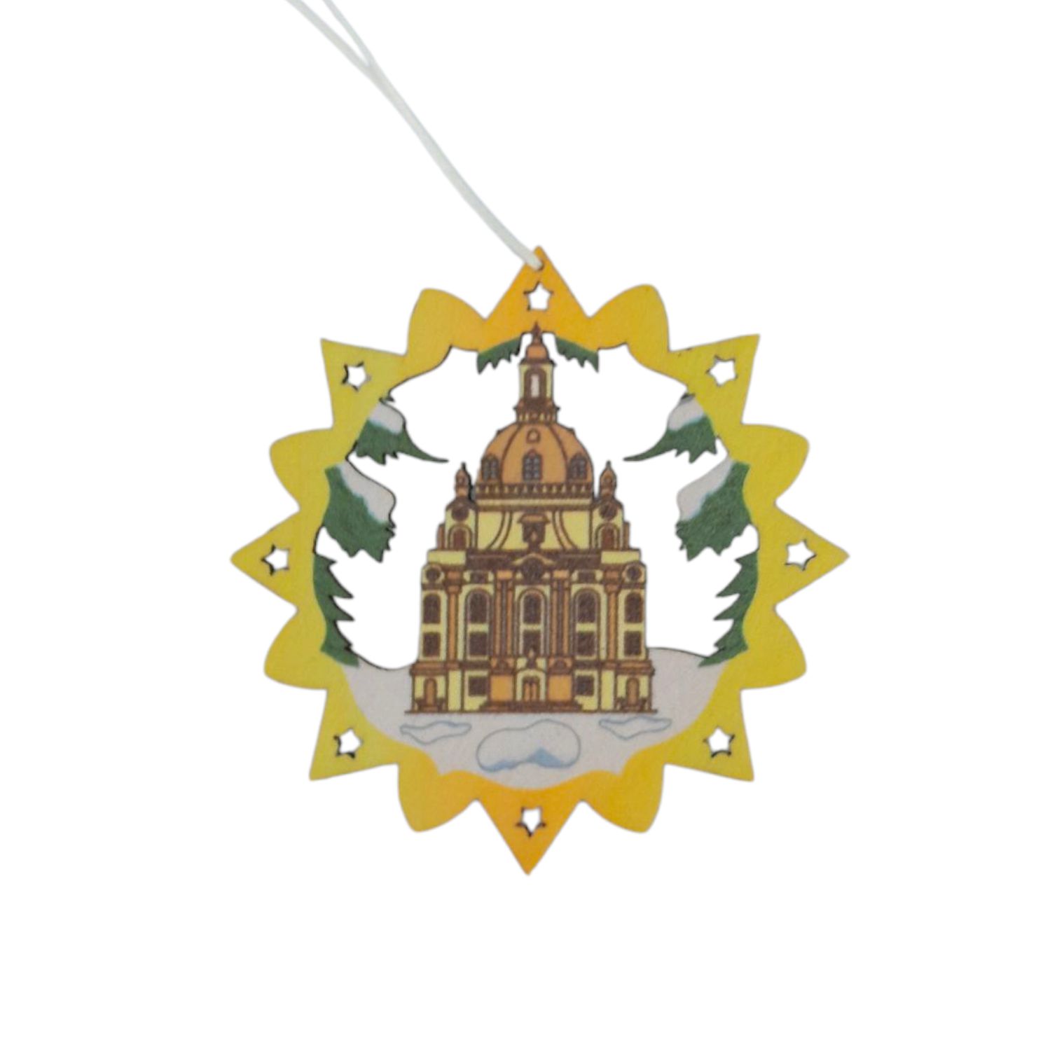Erzgebirge tree curtain womenchurch, colored