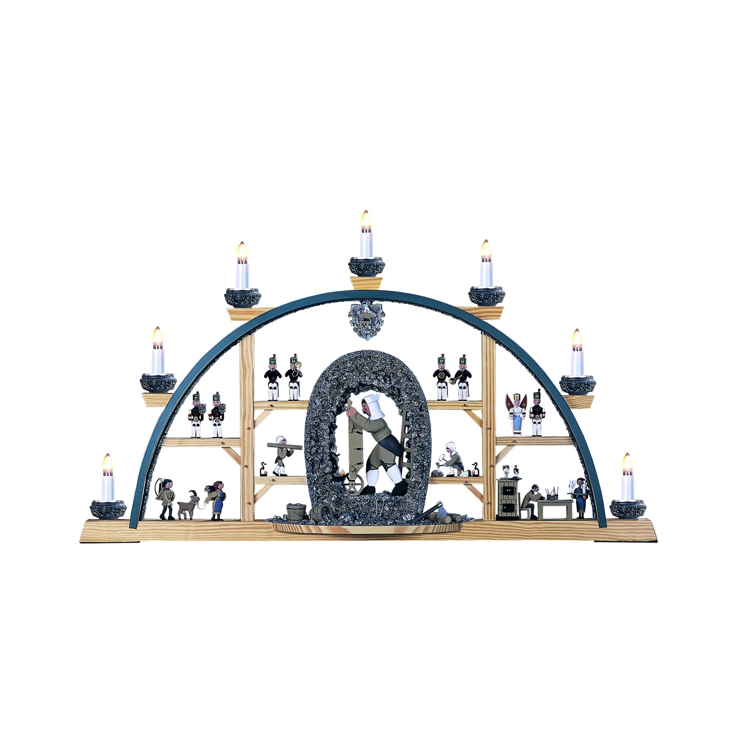 candle arch Hauer with cart