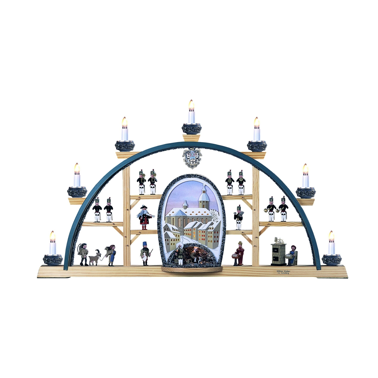 Candle arch Annaberg, brown