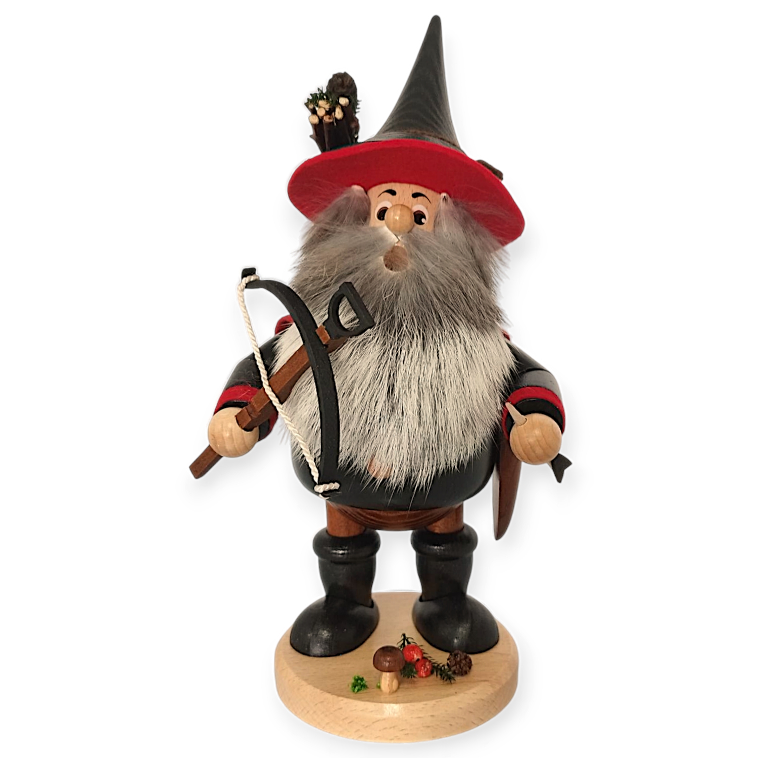 Smoking man robber gnome crossbow, colored