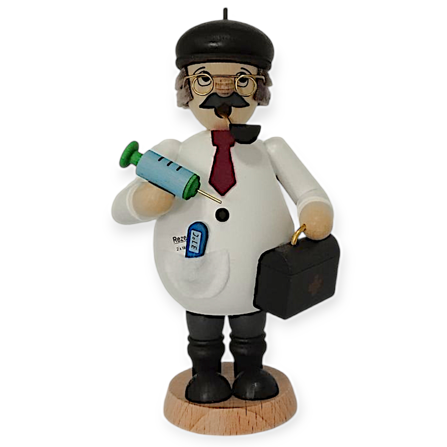 Smoking man doctor, colored