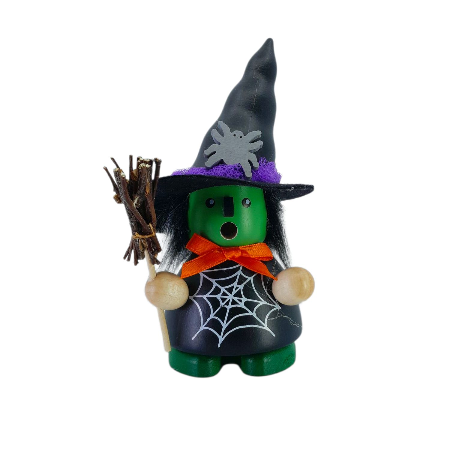 Smoking man Halloween witch
