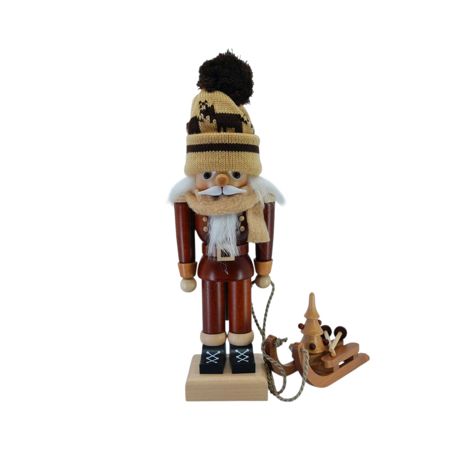 Nutcracker Tobogganer small natural