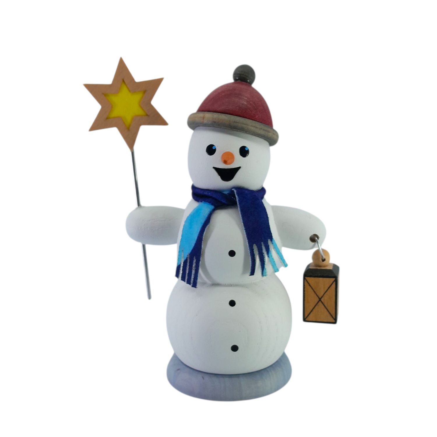 Smoking man snowman star singers