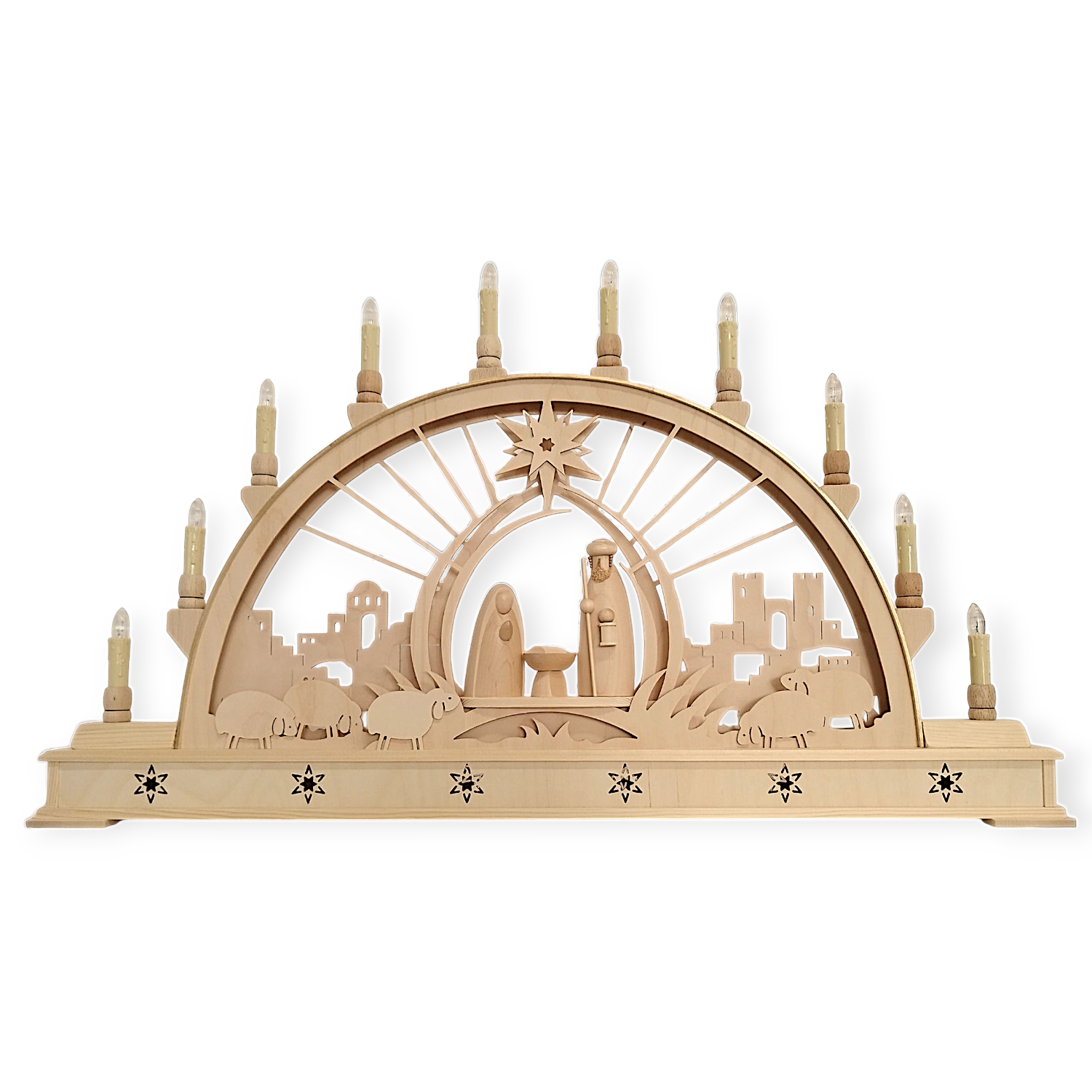 Candle arch of the birth of Christ