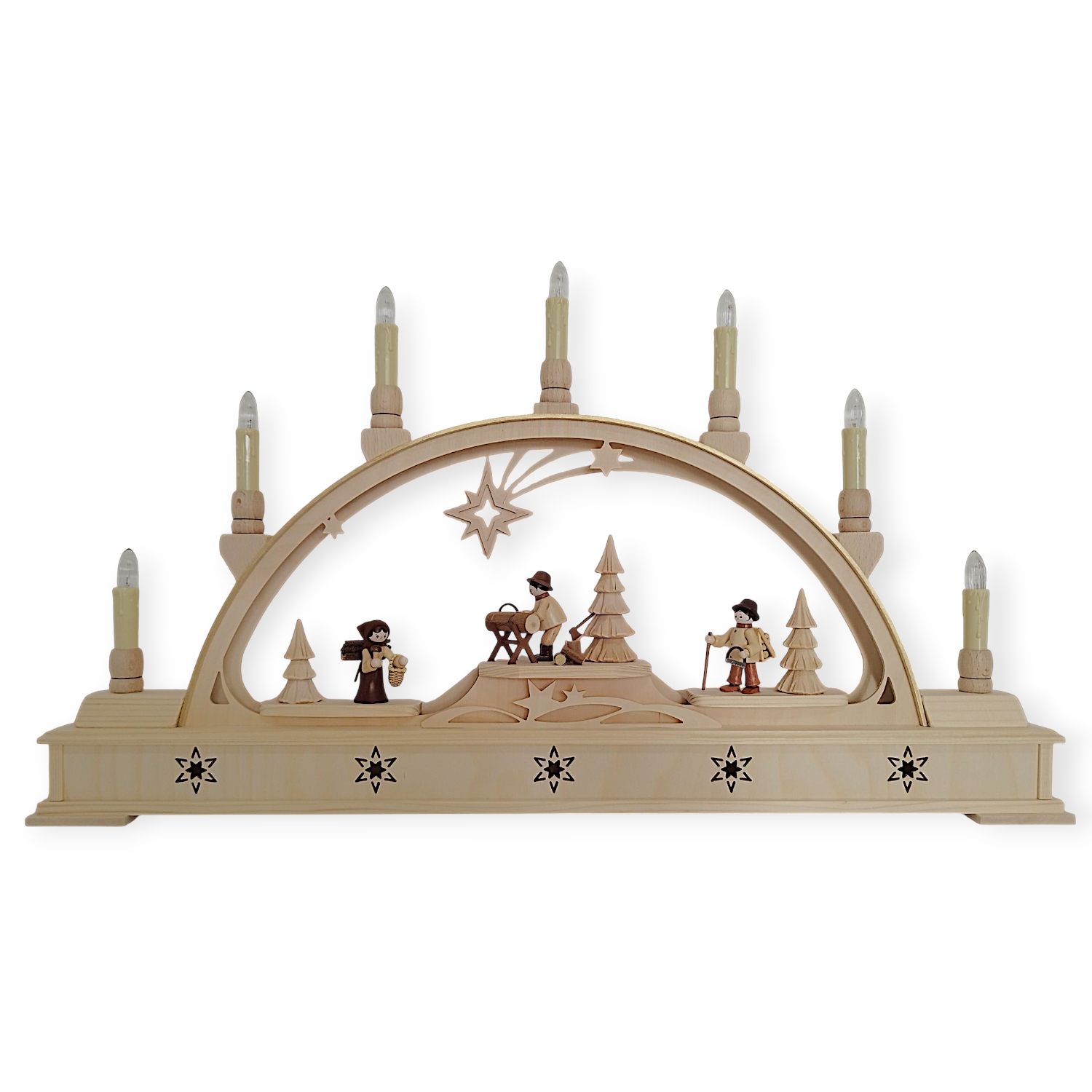 Candle arch lumberjack