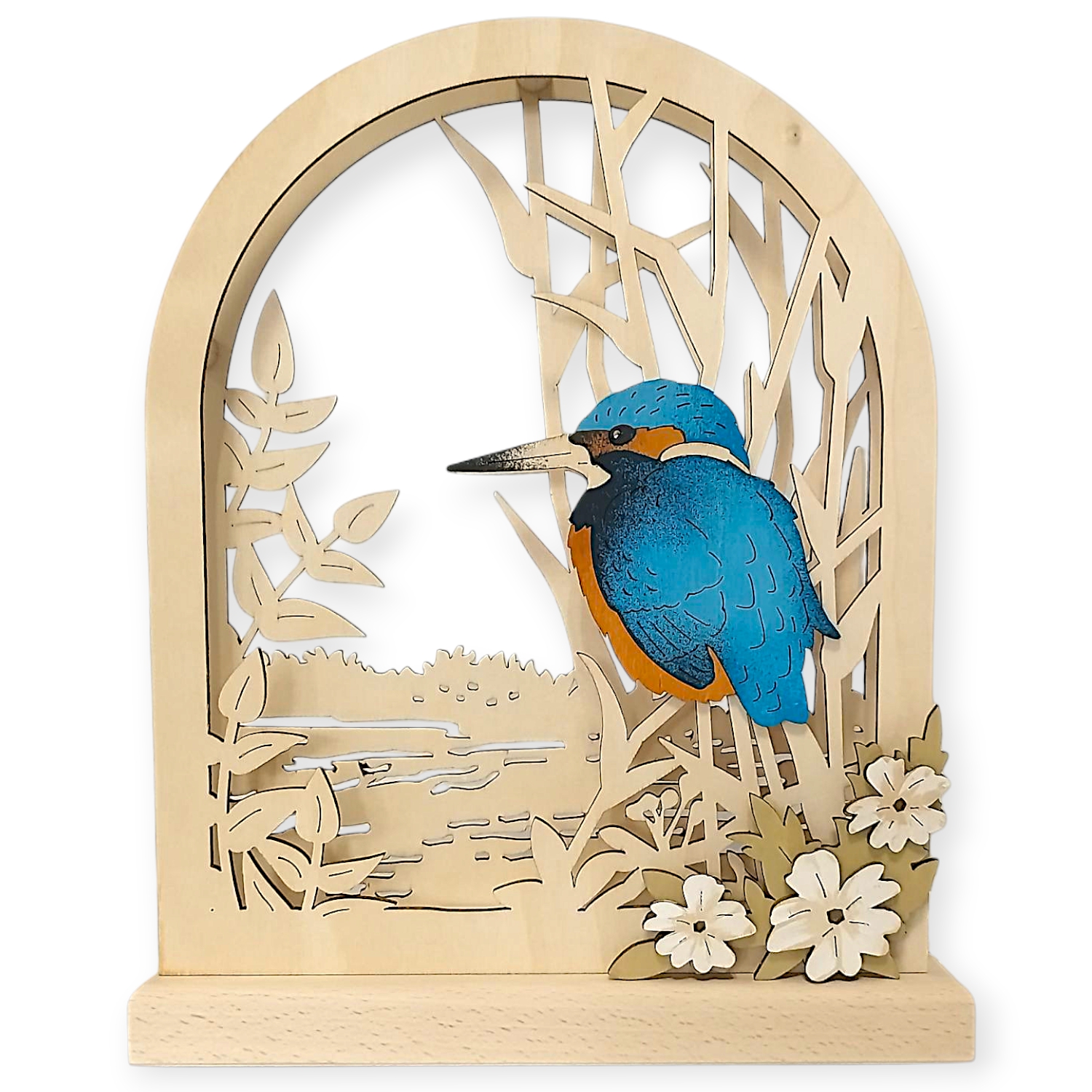 Romantic lamp Kingfisher