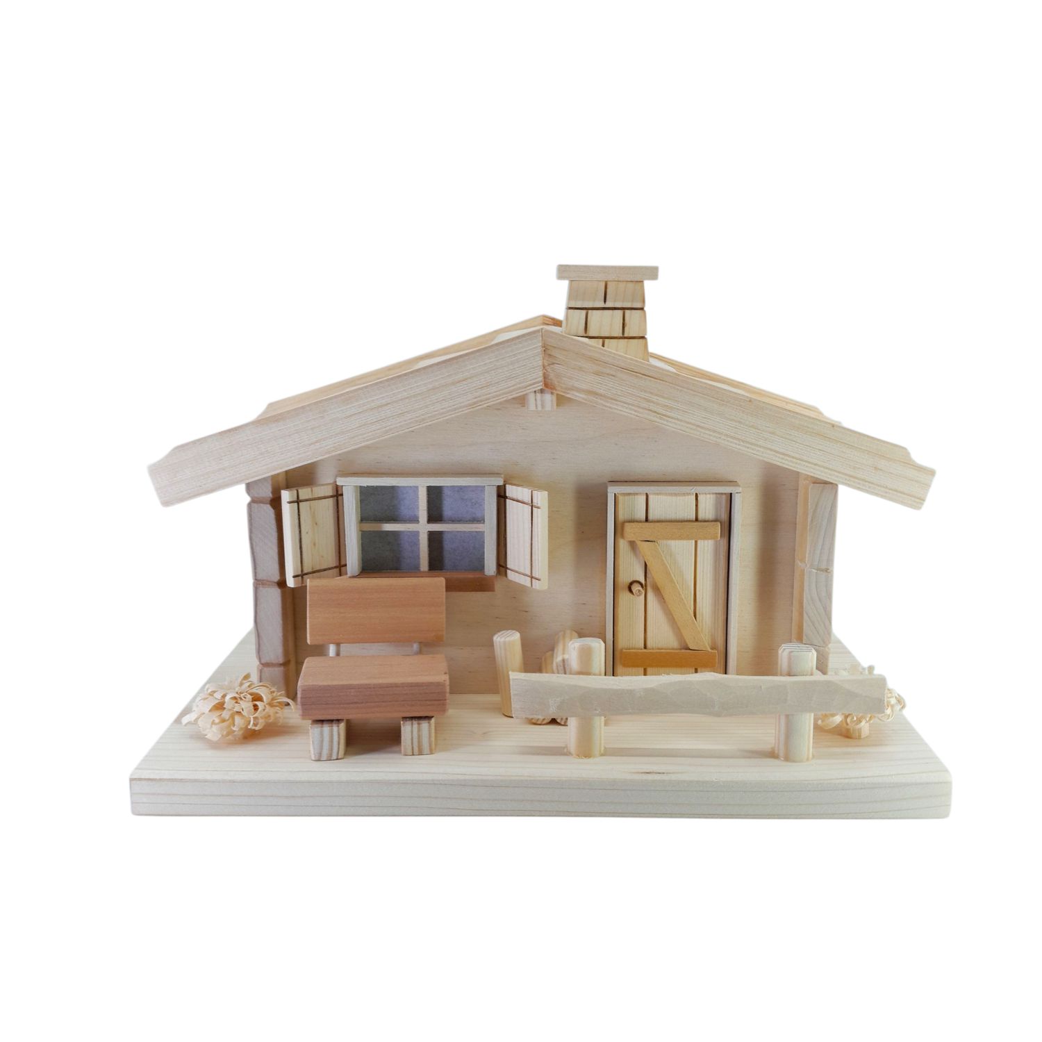 Smokehouse with natural roof