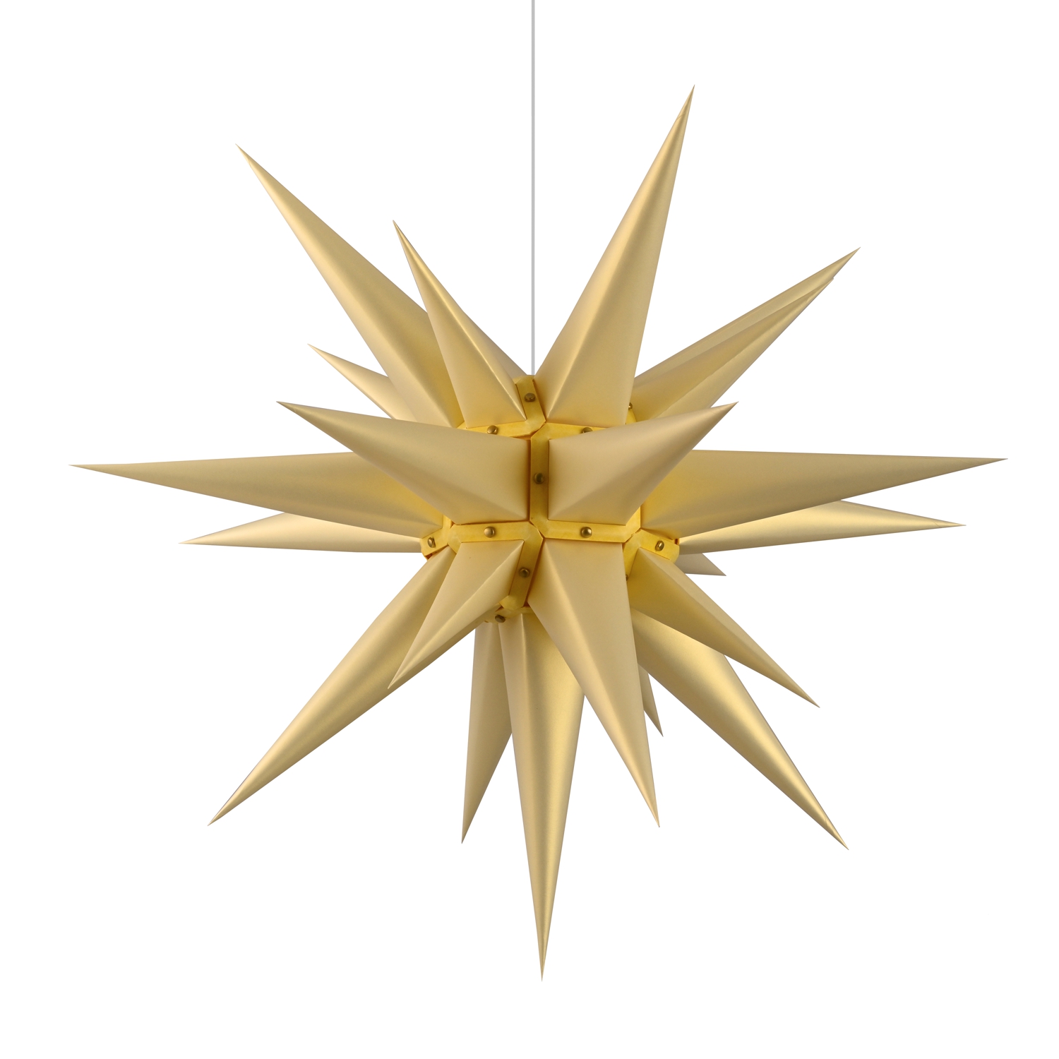 Herrnhuter Star Edition Natural Paper 60cm, mother of pearl gold