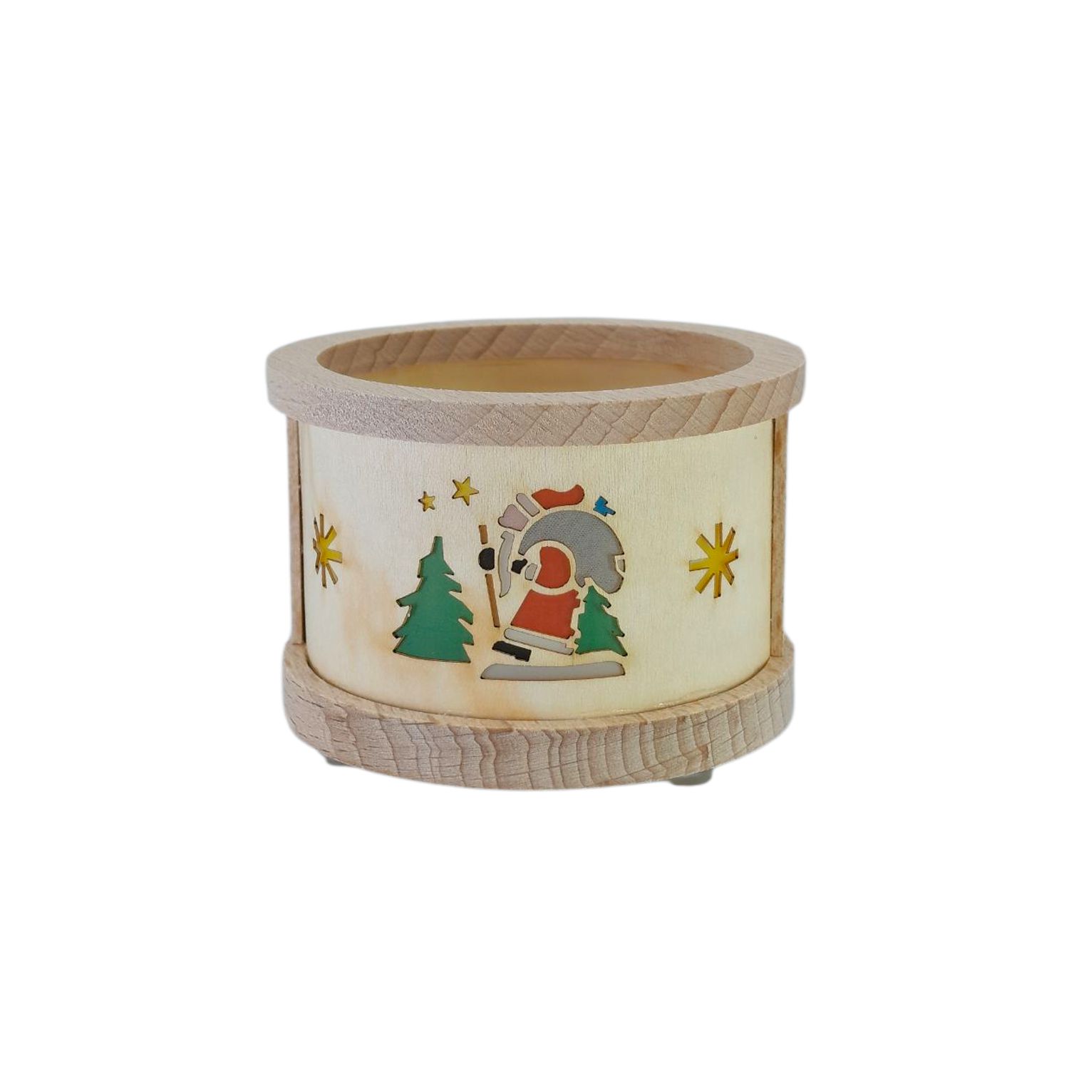 Tealight lantern Santa Claus
