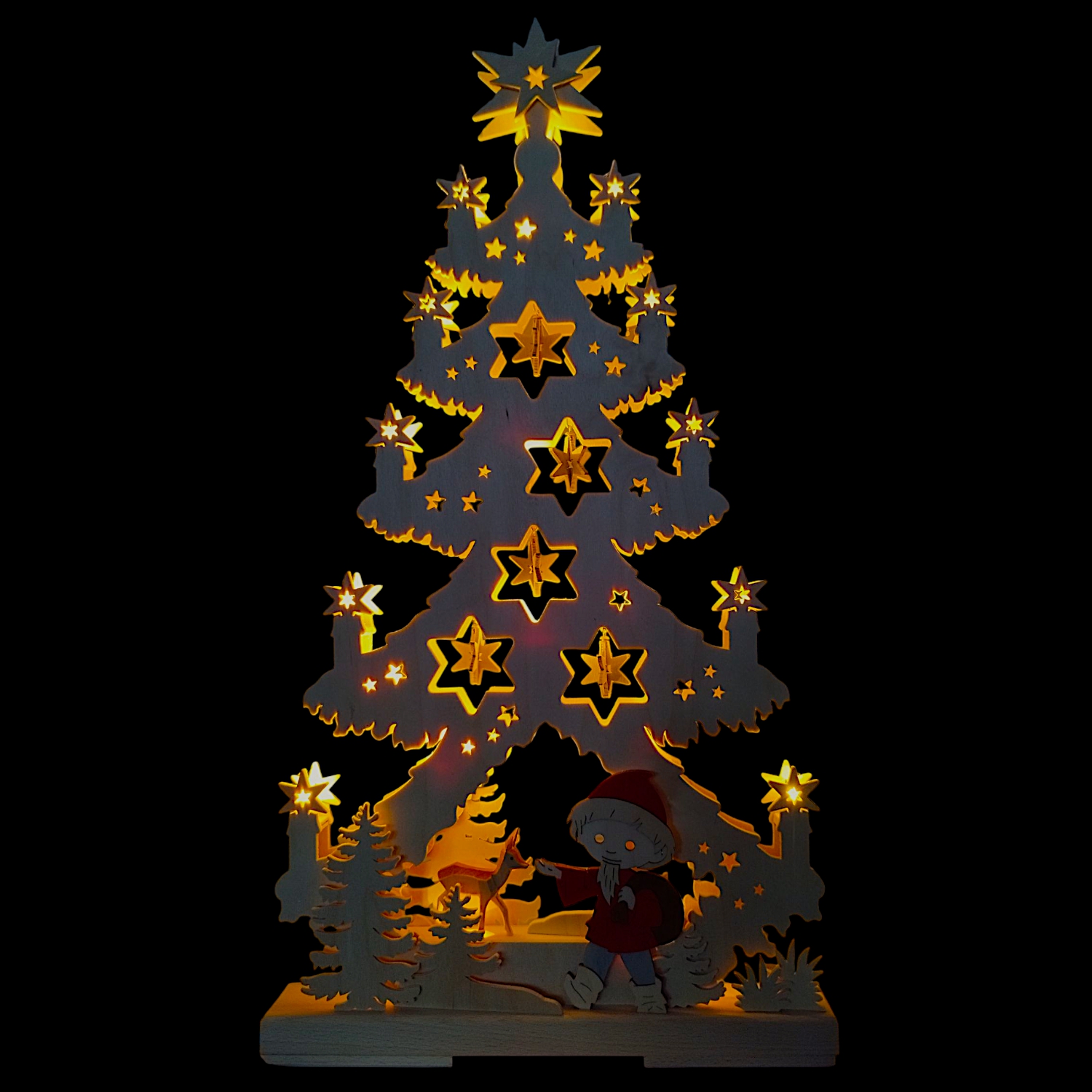 Sandman Christmas tree light, medium-sized