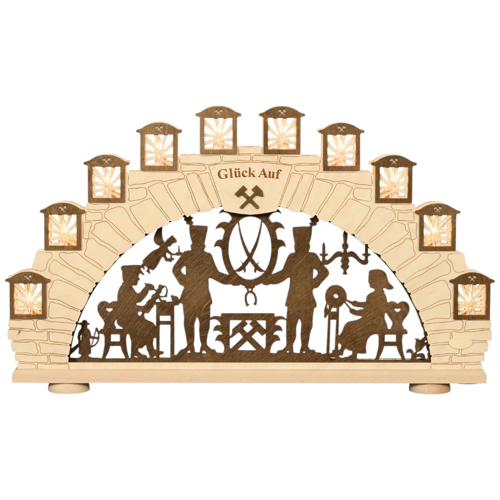 Erzgebirge candle arch, 10-flame