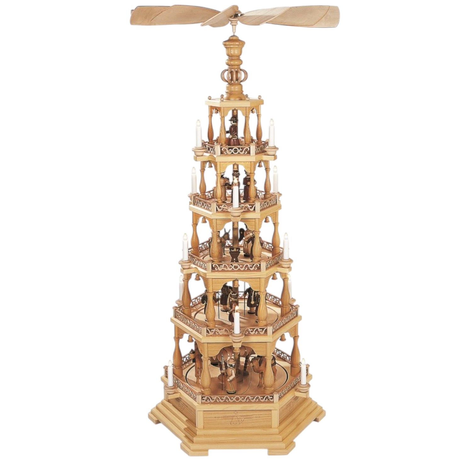 Pyramid Sacred History 5-story, electric