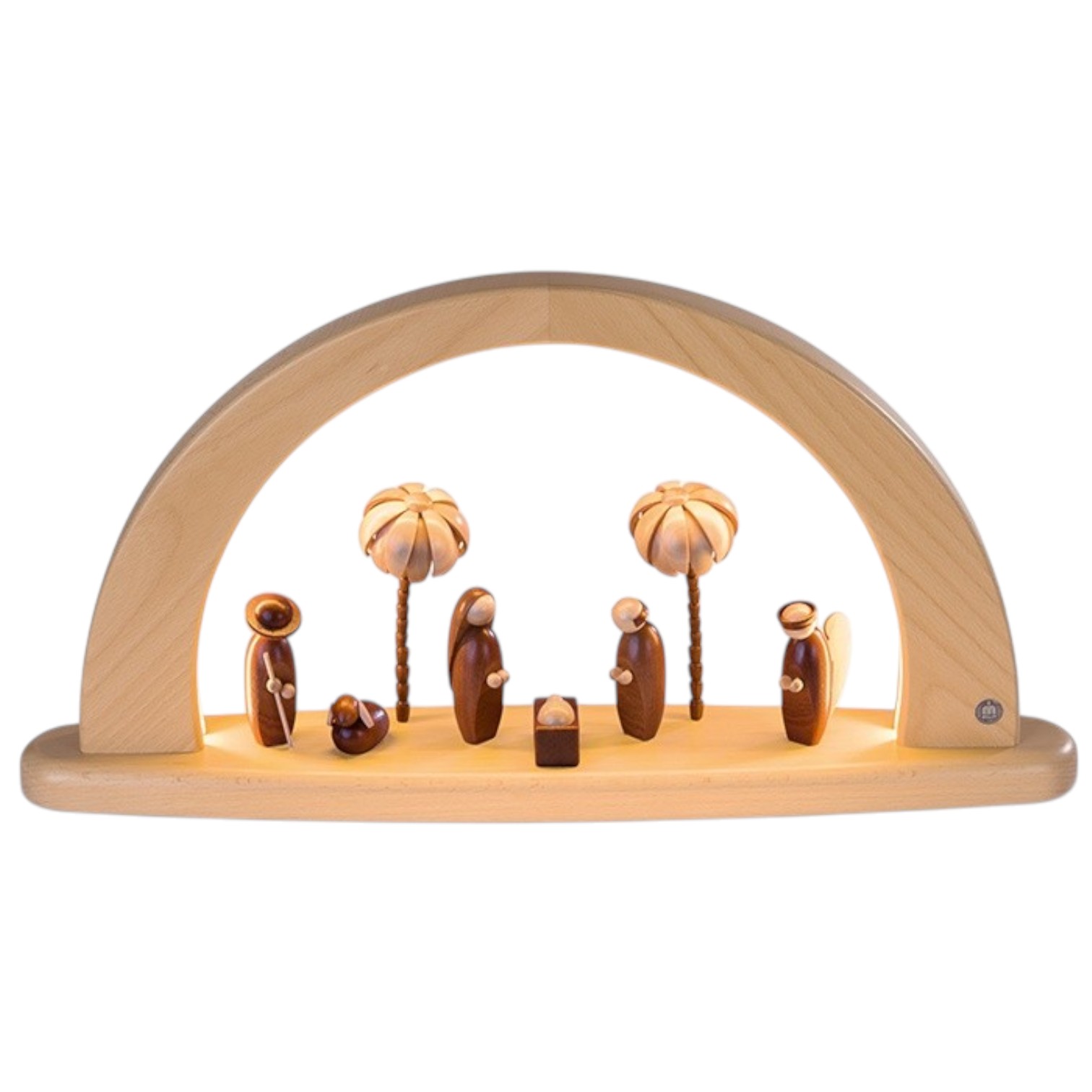 Modern candle arch of the Nativity