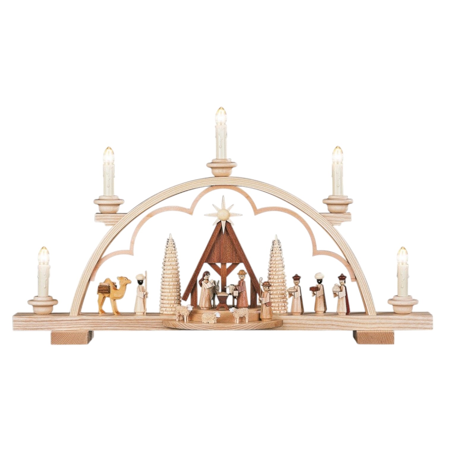 Schwibbogen Christ's birth electric.