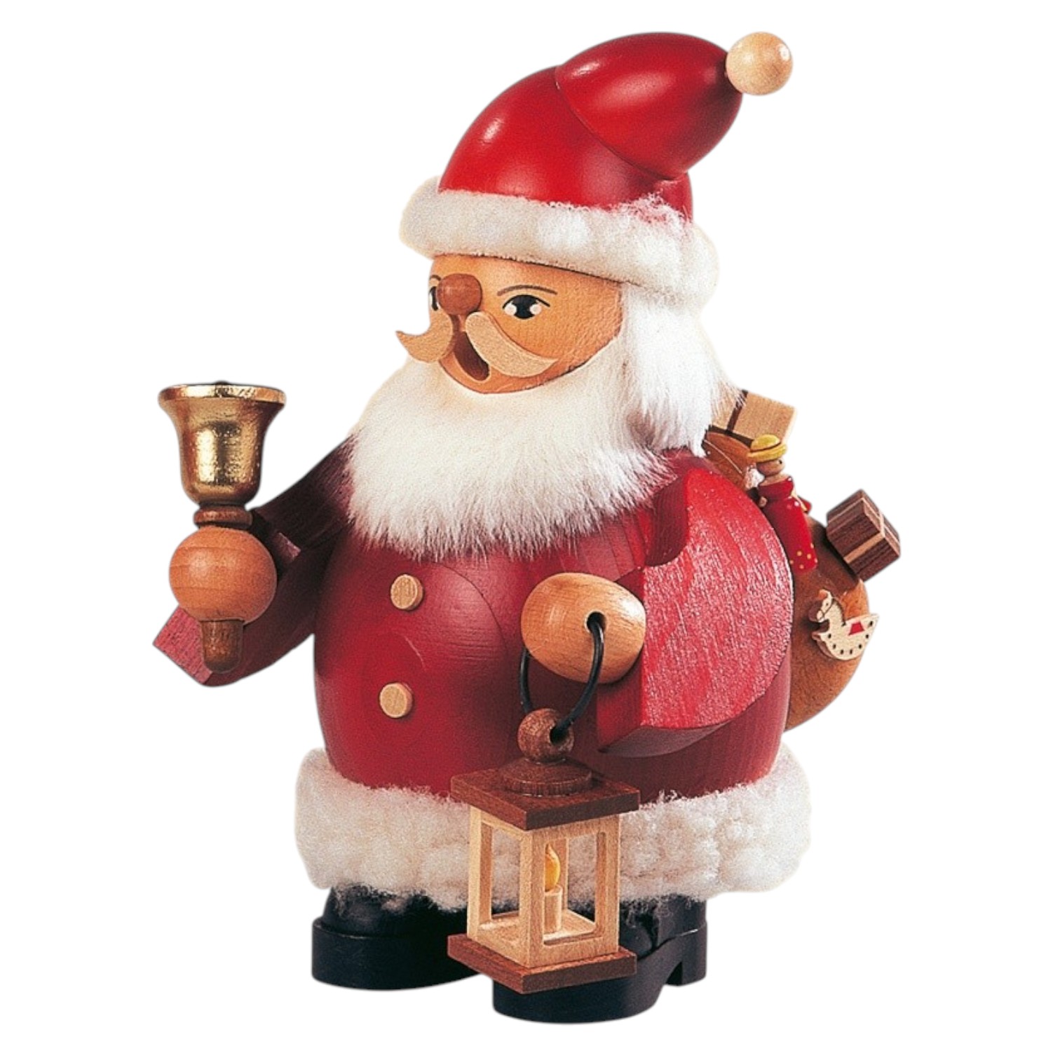 Smoking man Santa Claus, small