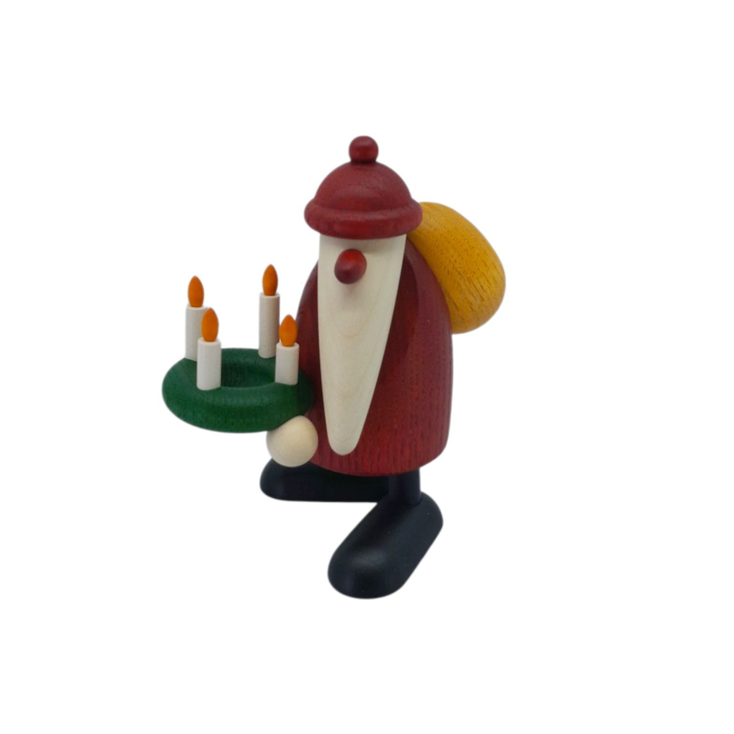 Santa Claus with Advent wreath