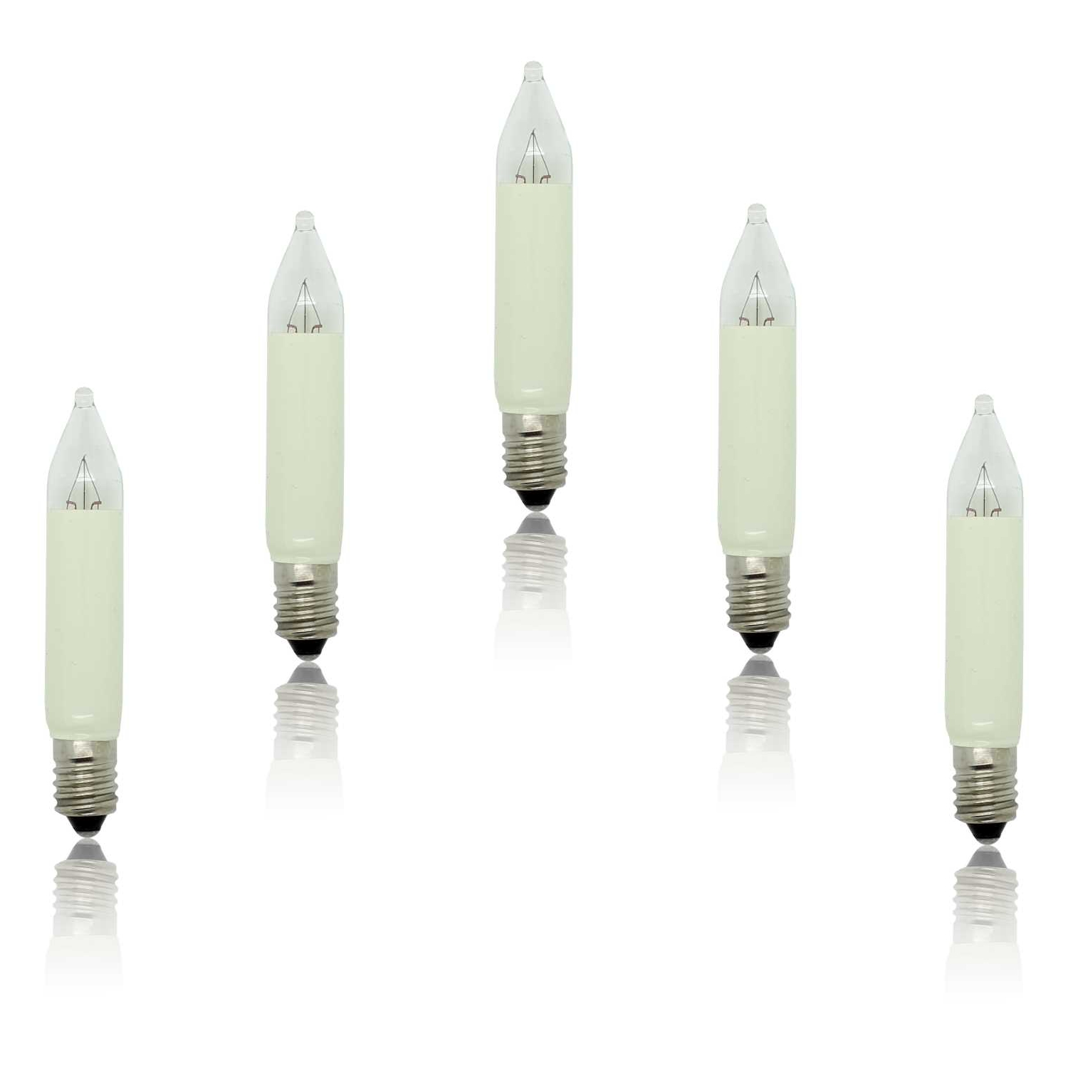 Small shaft candles 3W/E10 various voltages