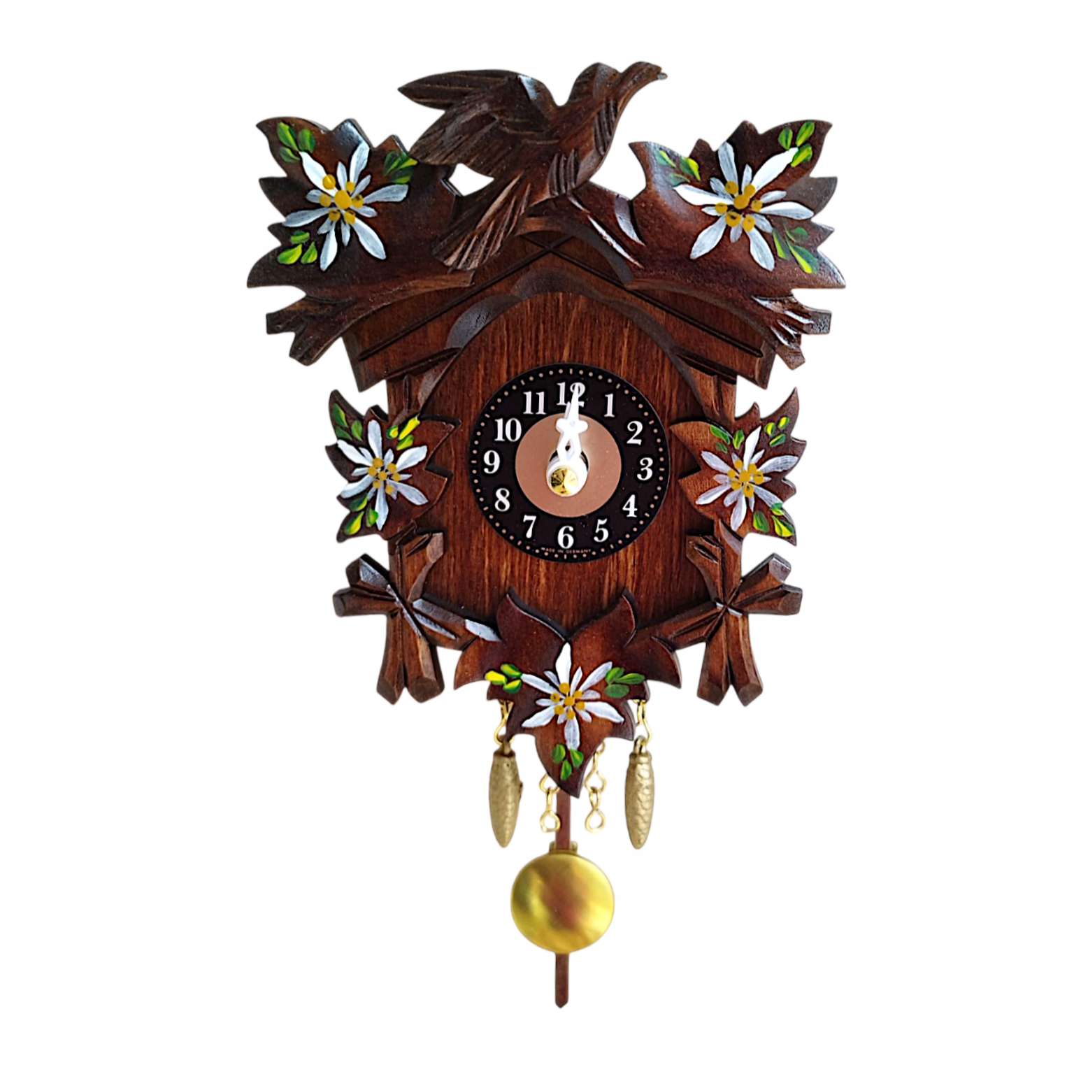 Quartz cuckoo clock, miniature