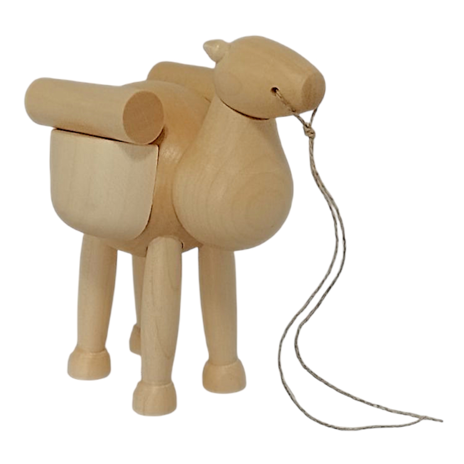 Camel standing with luggage, 12cm