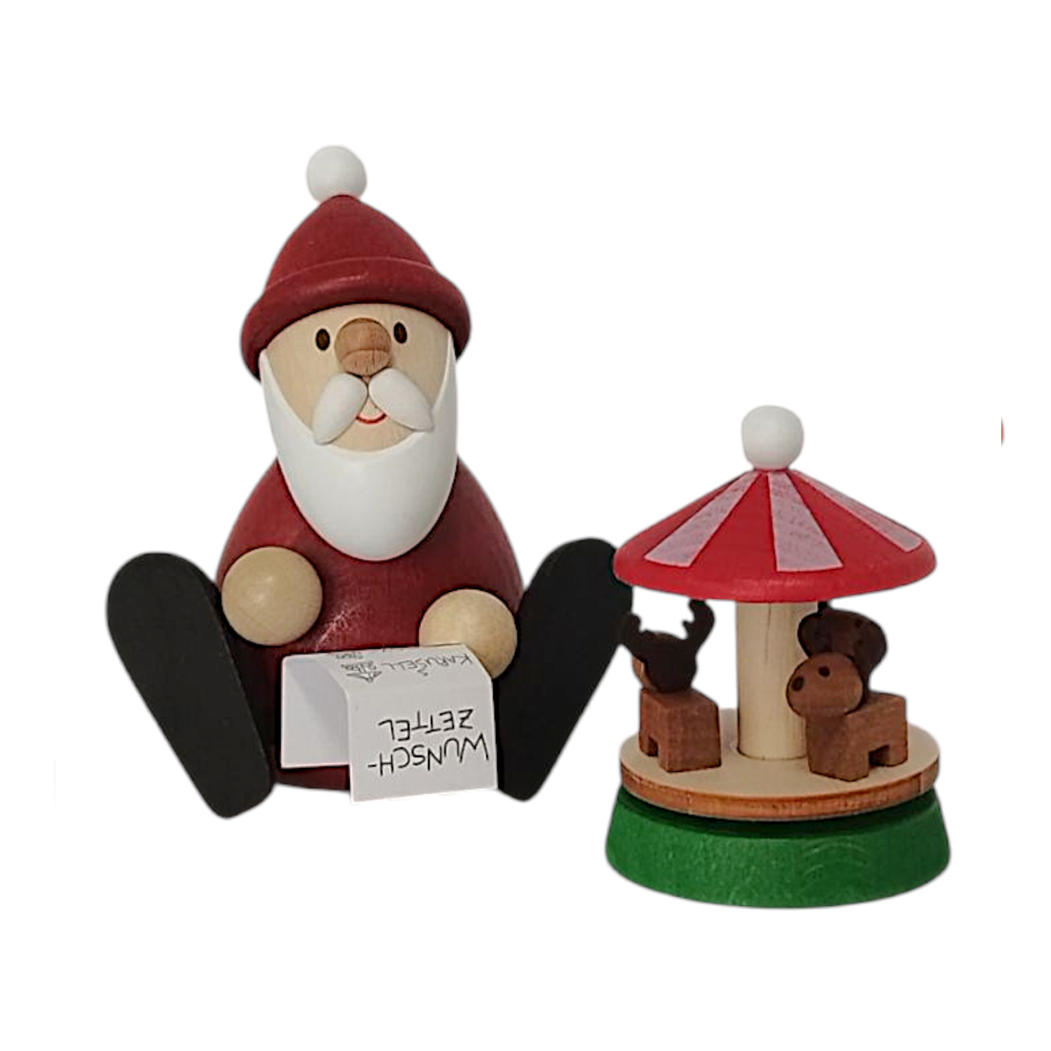 Santa Claus with carousel