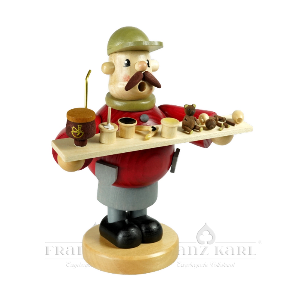 Incense smoker, pipe smoker, toymaker